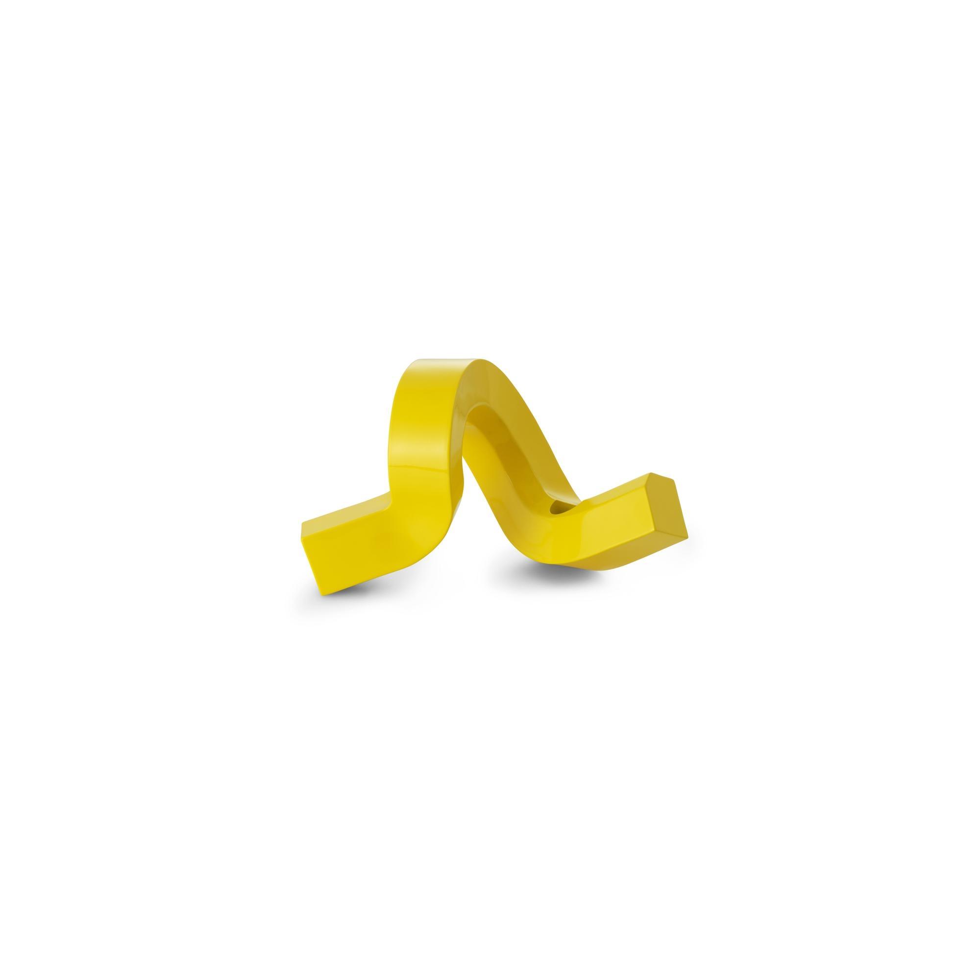 Normann Copenhagen Crooked One Candlestick Yellow