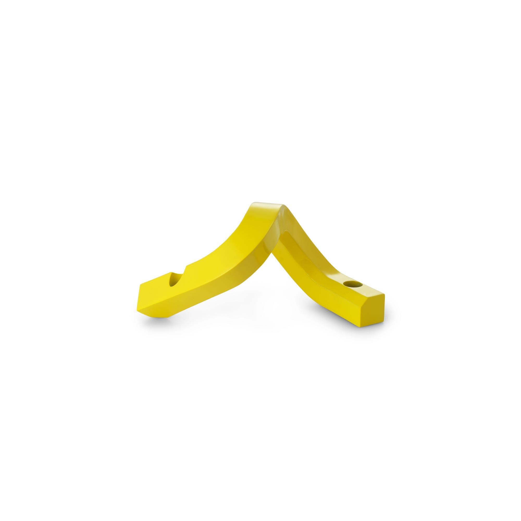 Normann Copenhagen Crooked Two Candlestick Yellow