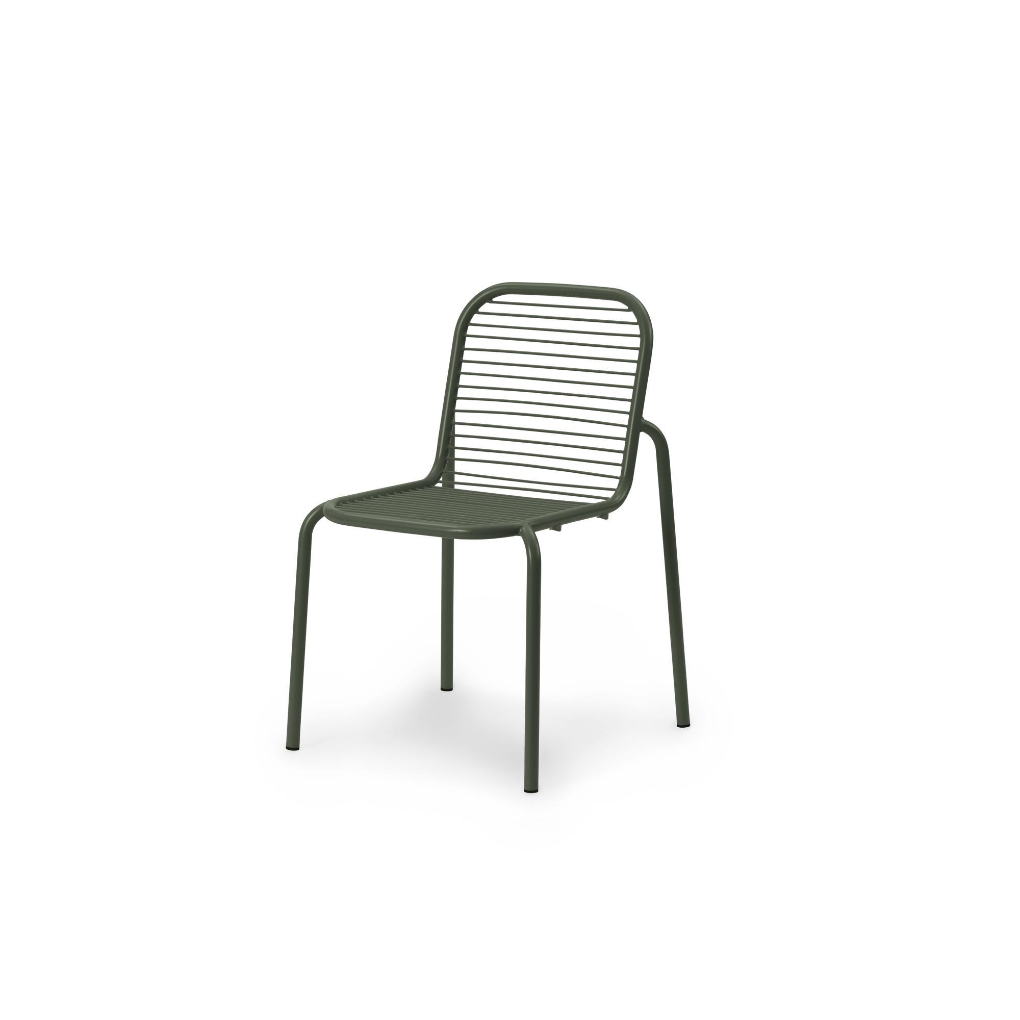 Normann Copenhagen Vig Outdoor Chair Tummanvihreä