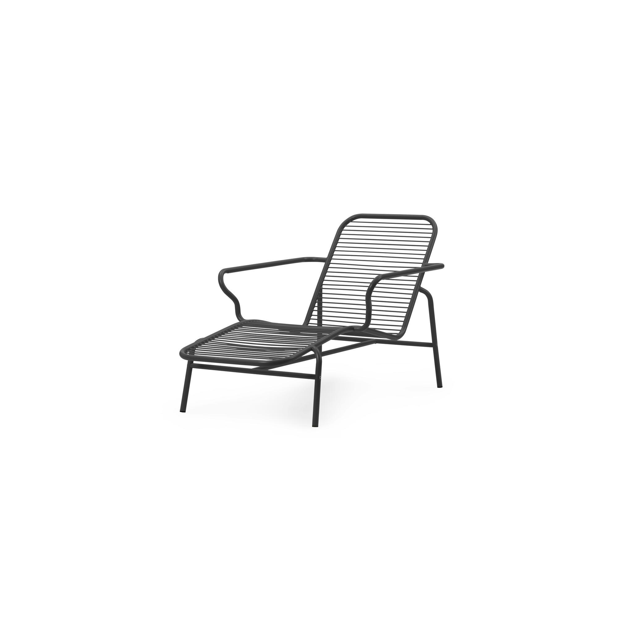 Normann Copenhagen Vig Chaise Longue Nero