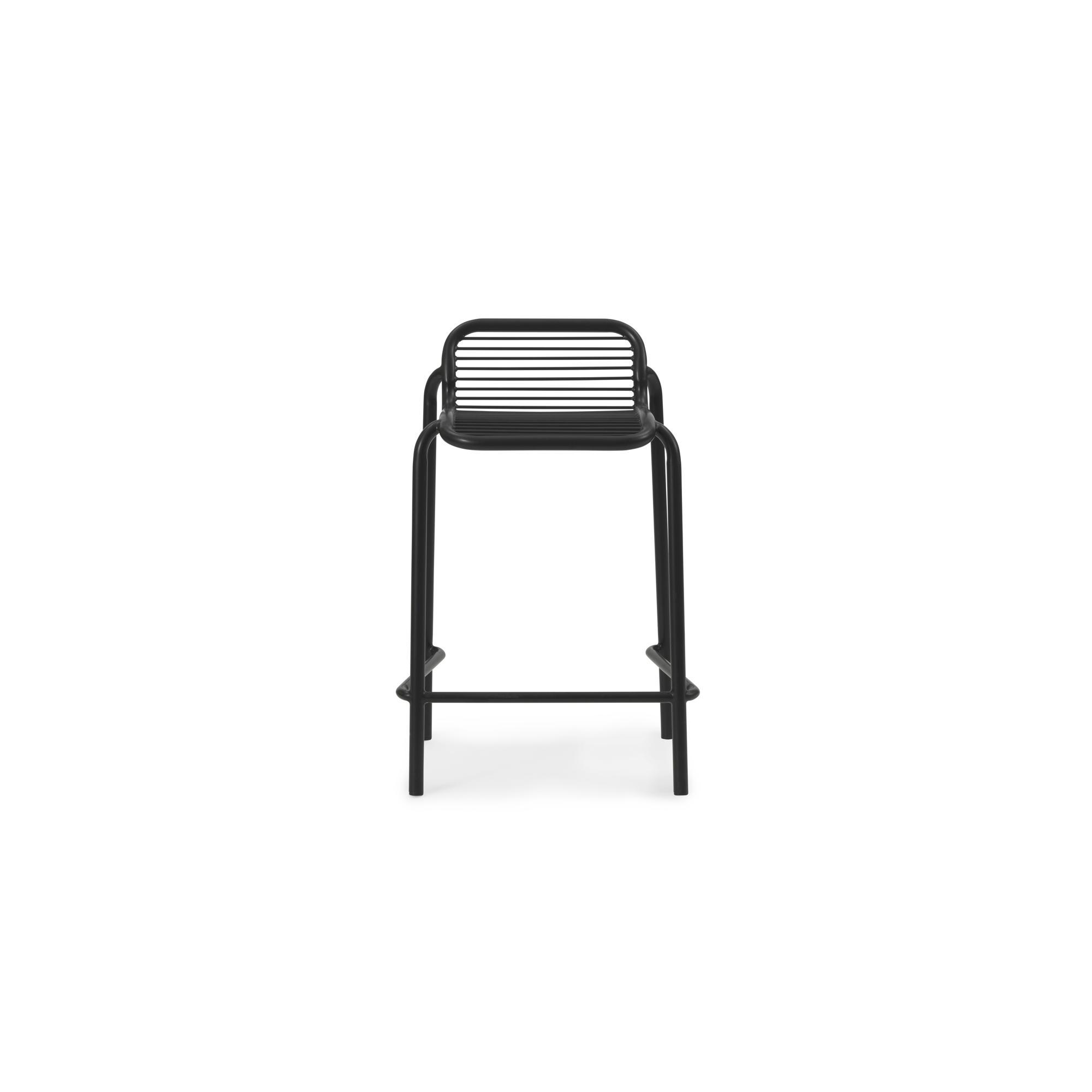 Normann Copenhagen Vig Barstool H65 Musta