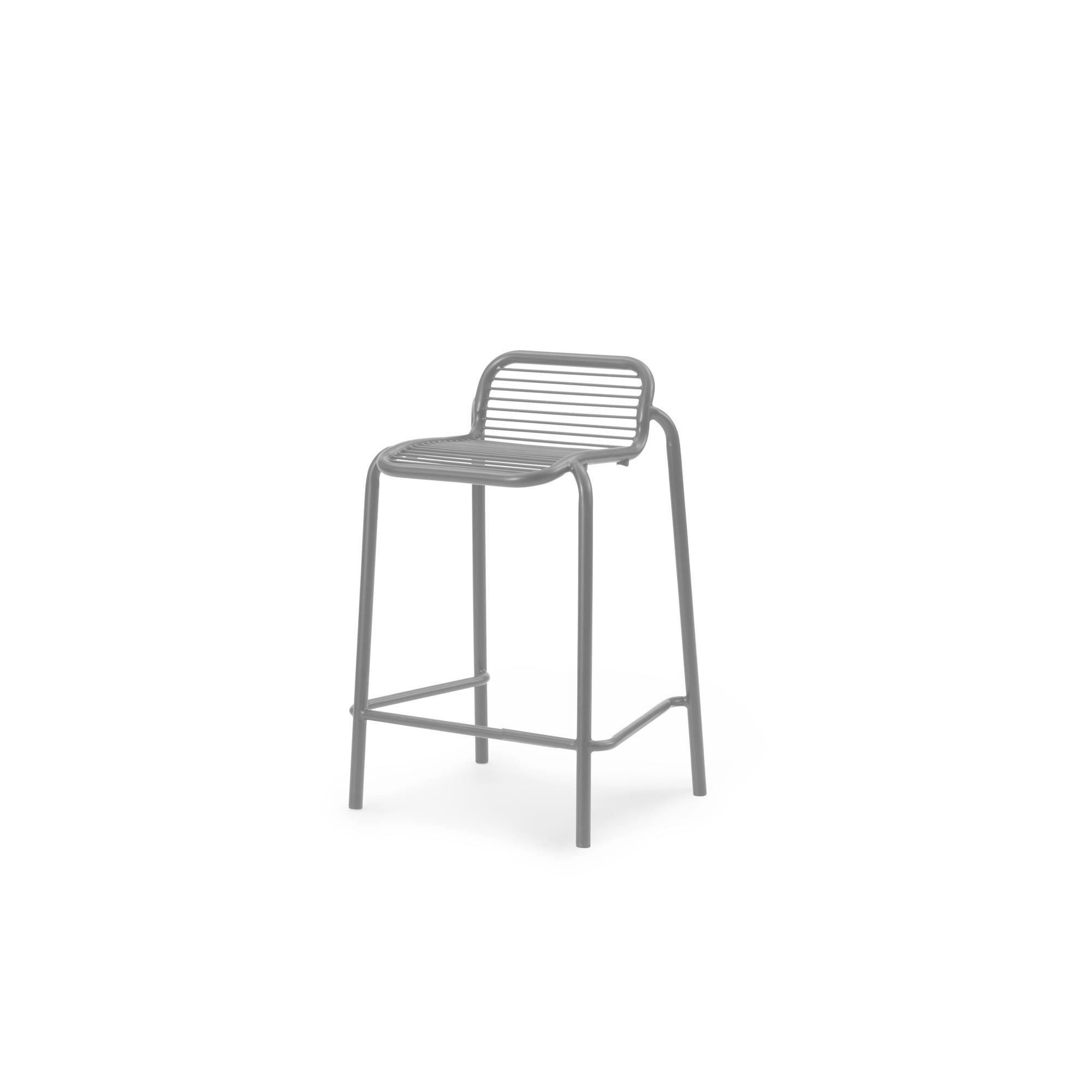 Normann Copenhagen Vig Barhocker H65 cm Grau