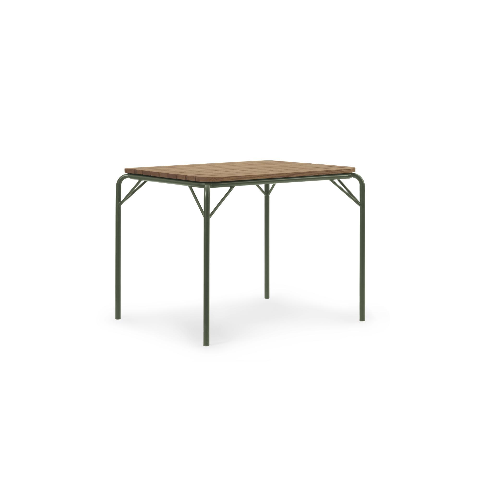 Normann Copenhagen Vig ruokapöytä 90 x 80 cm Tummanvihreä/Robinia