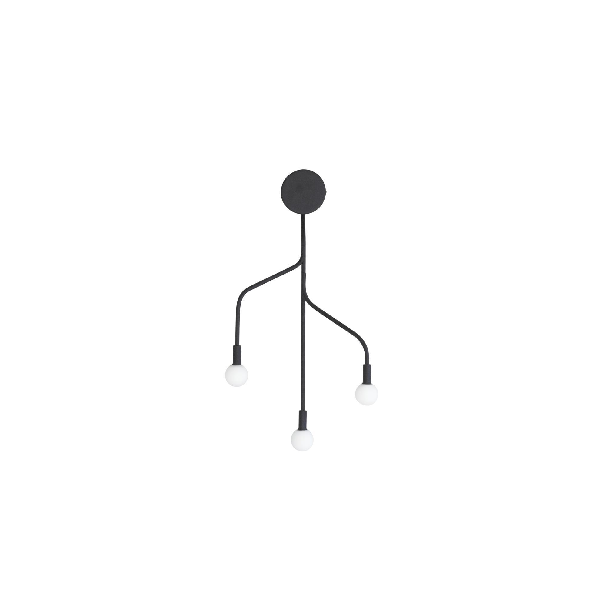 Normann Copenhagen Growth Wall Lamp Black