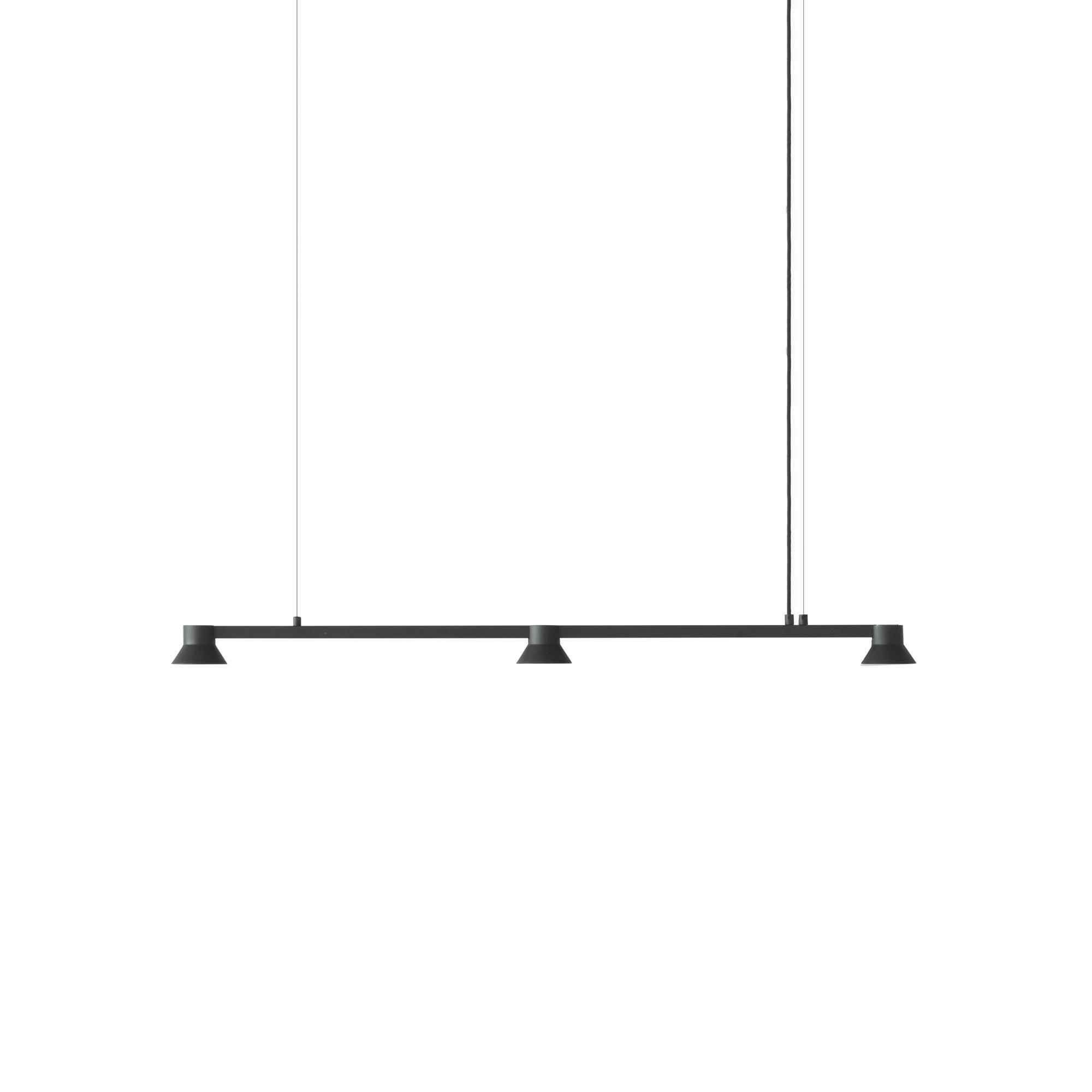 Normann Copenhagen Hat Linear Pendelleuchte Klein Schwarz