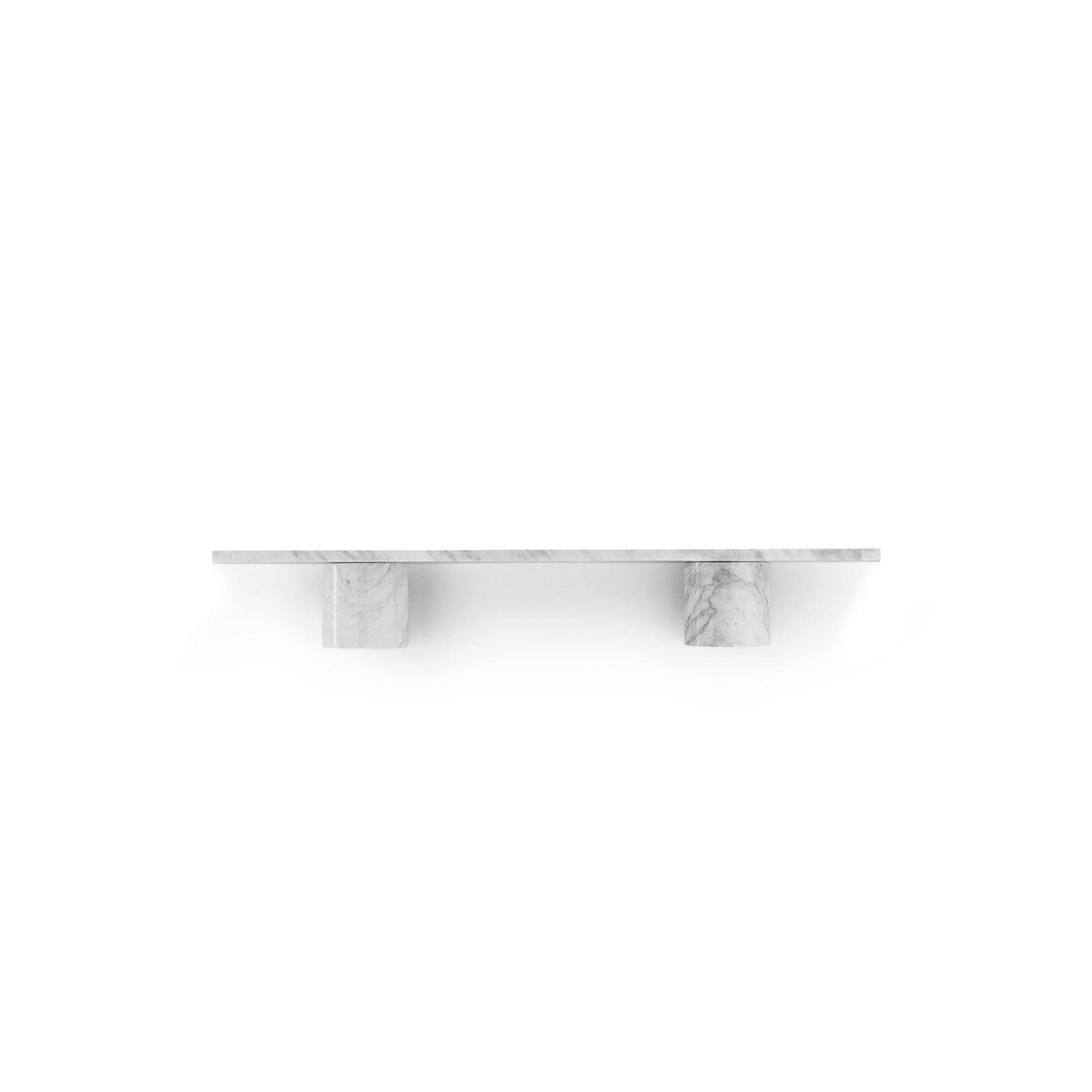 Normann Copenhagen Stone Shelf 80 cm White Marble