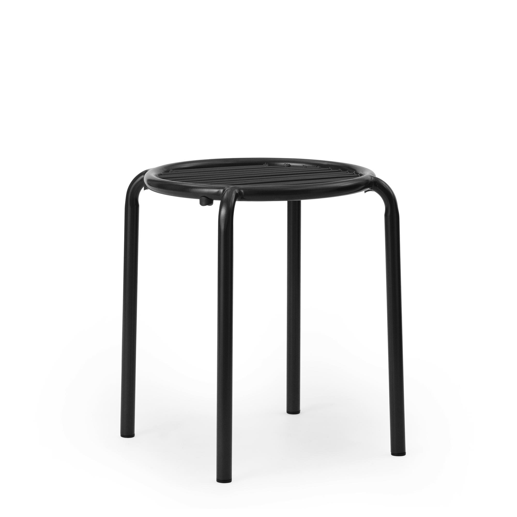 Taburete de exterior Vig de Normann Copenhagen, Negro