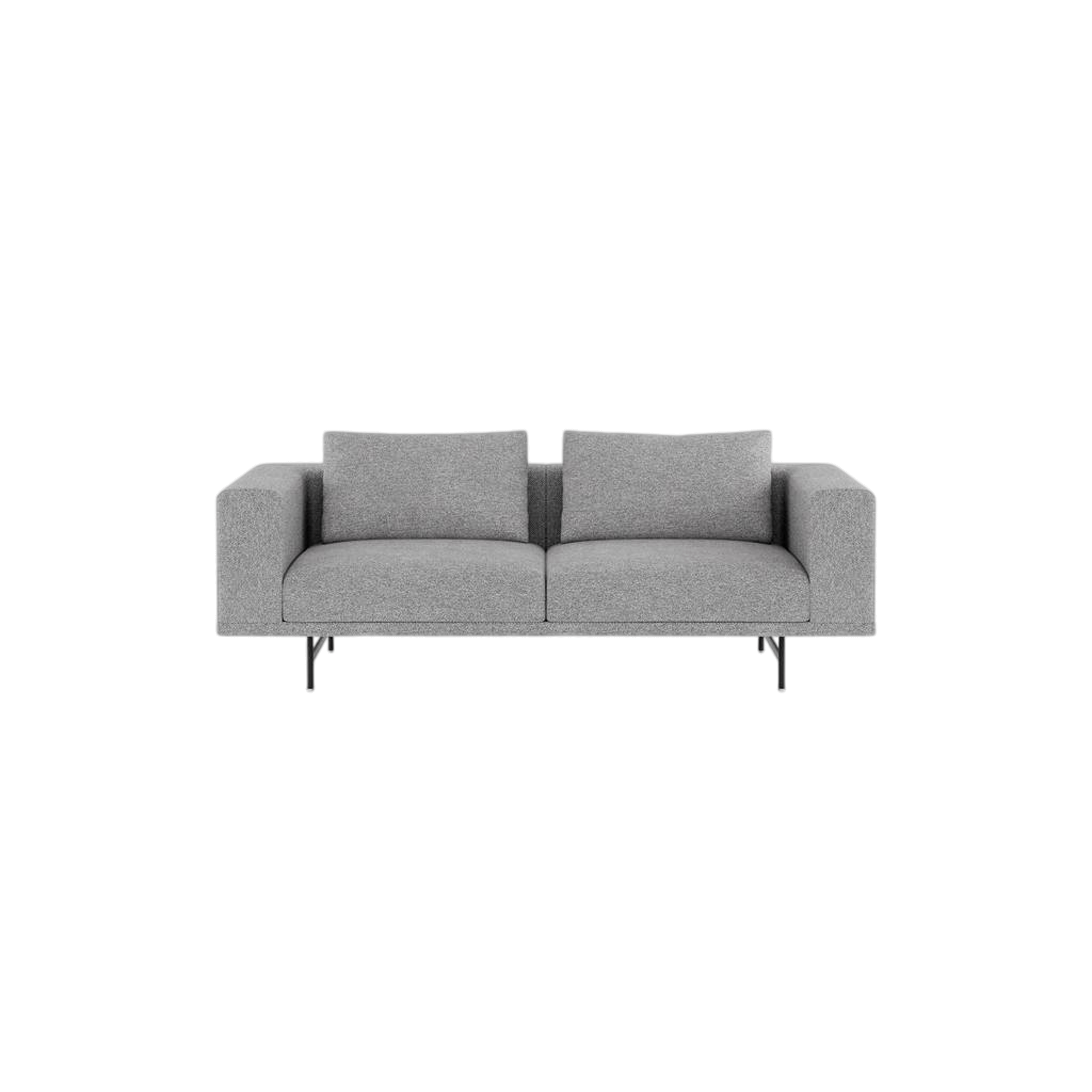 Sofa Dwuosobowa Vipp Loft Brook Gray Melange/ Czarny