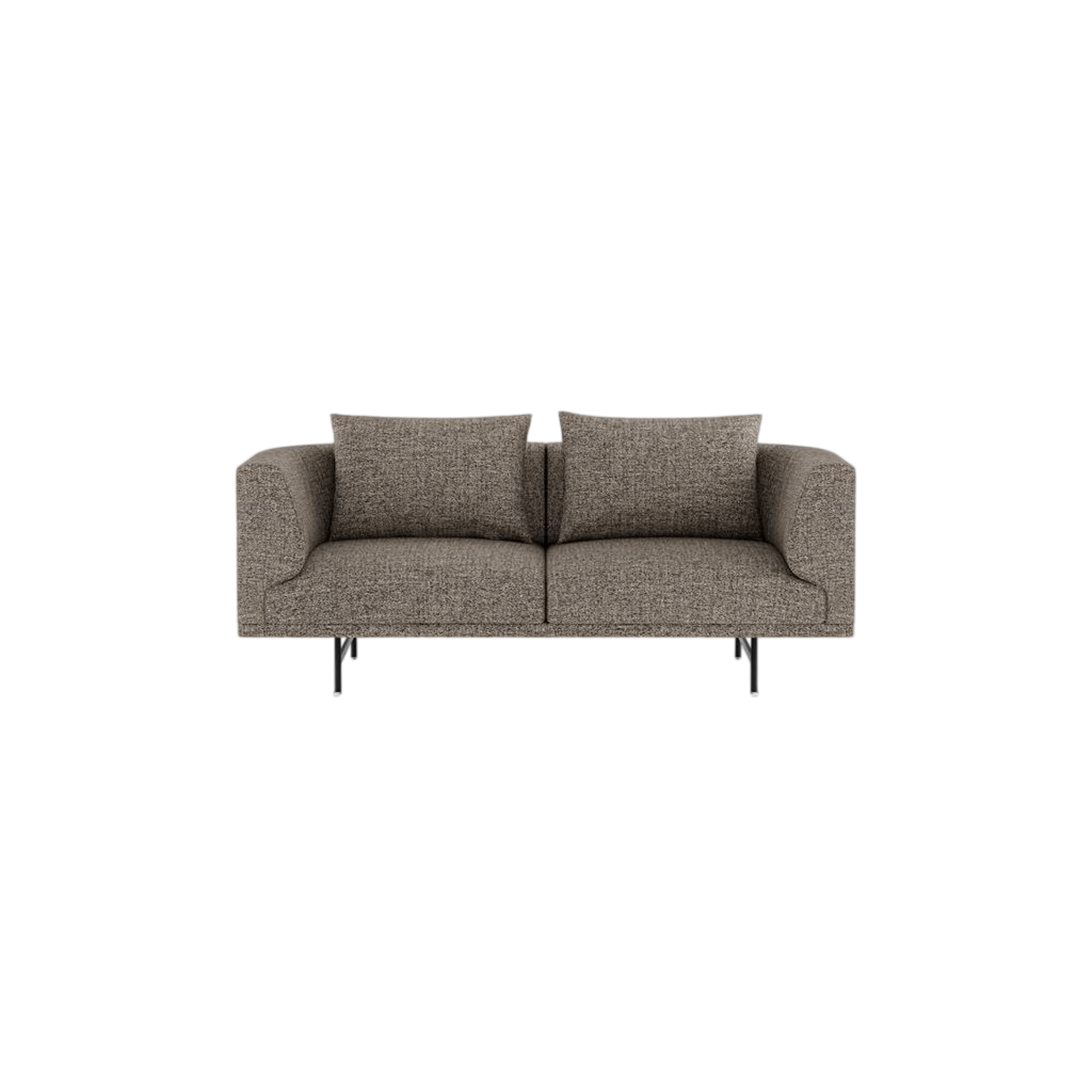 Sofa Dwuosobowa Vipp Chimney Bark Umber/ Złamana Biel/ Czarny