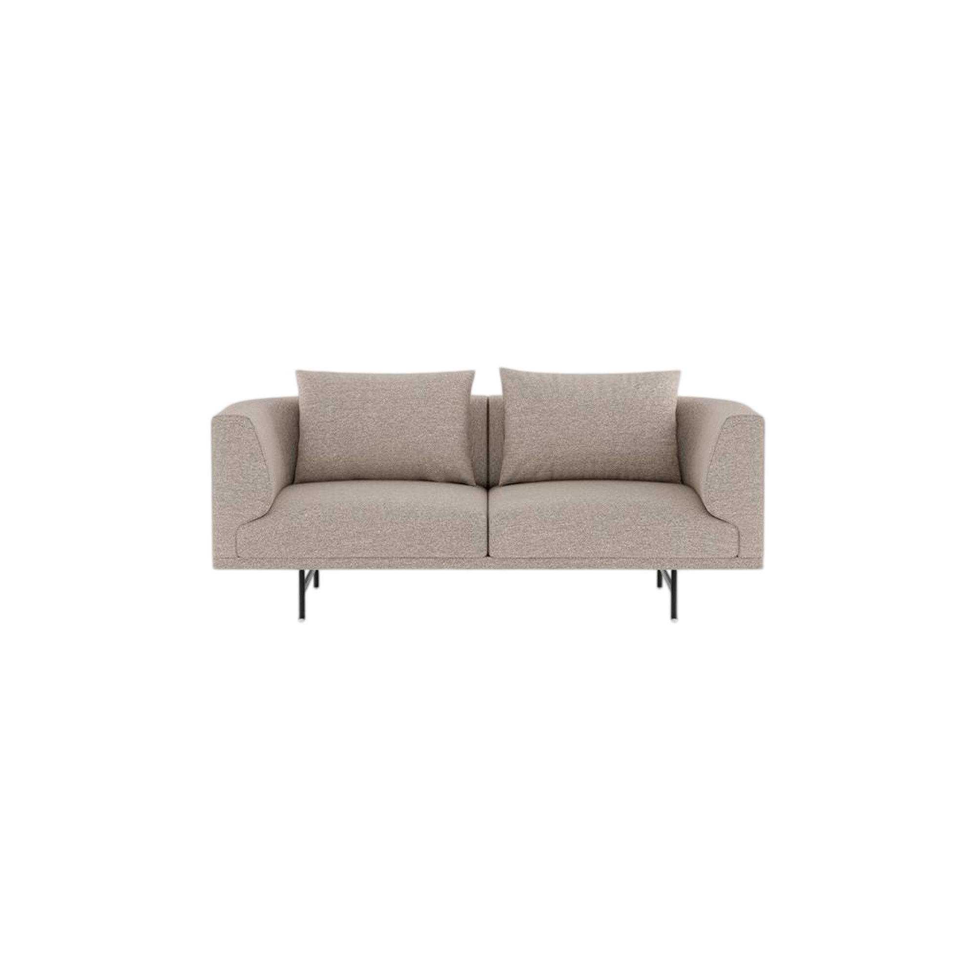 Sofa Dwuosobowa Vipp Chimney Brook Beżowy/ Chestnut/Czarny