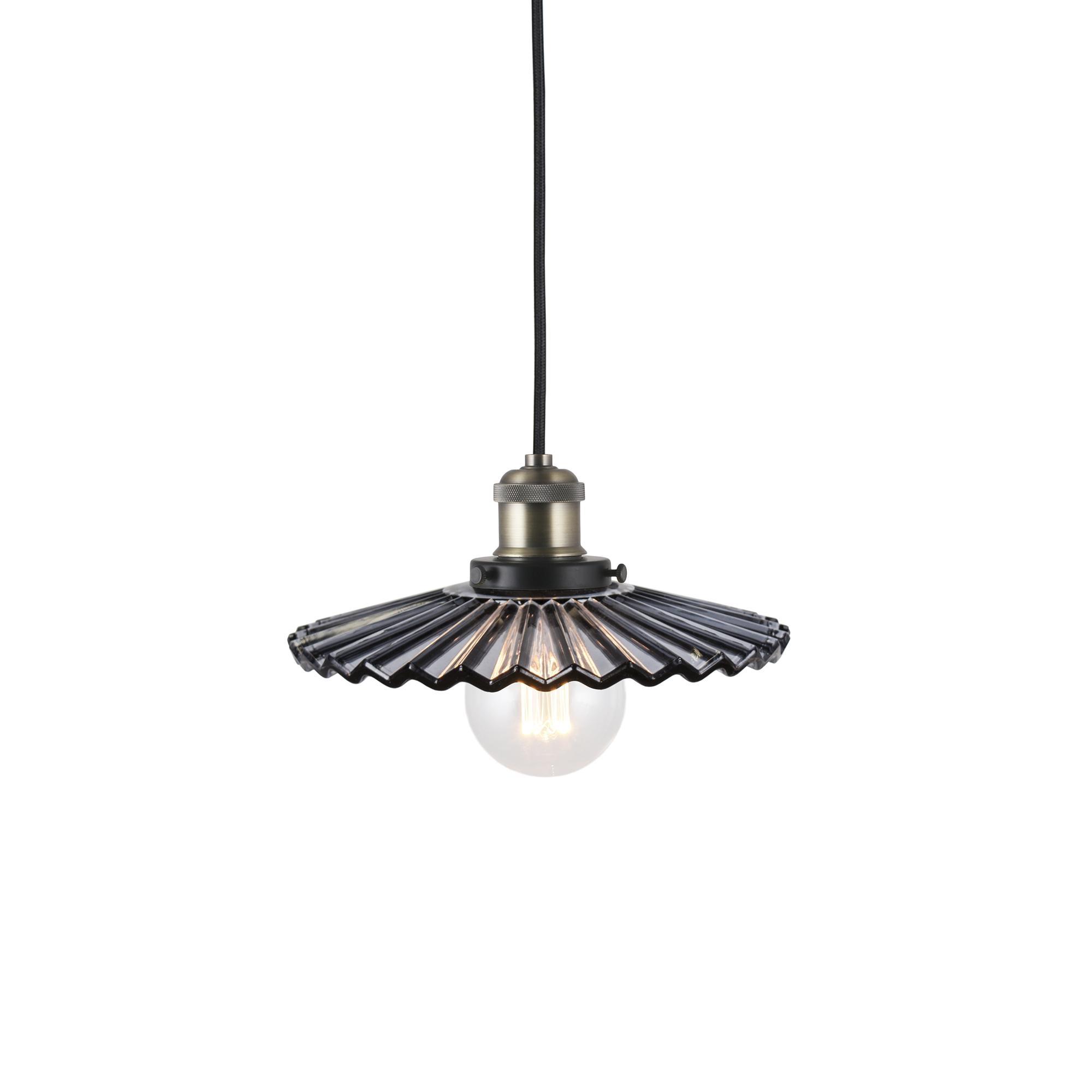 Globen Lighting Cobbler 25 Pendant Smoke