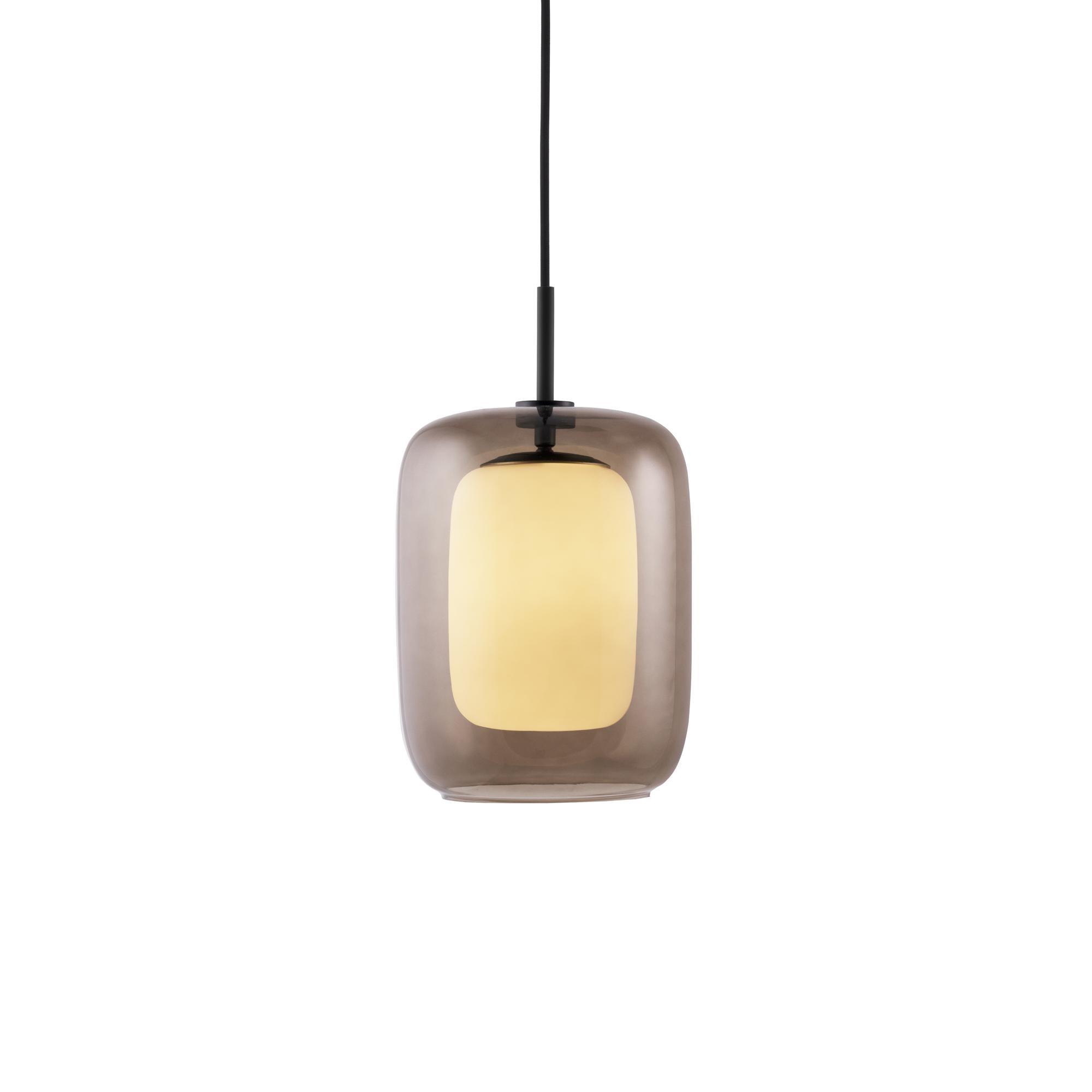 Globen Lighting Cuboza 20 Lámpara Colgante Marrón/ Blanco
