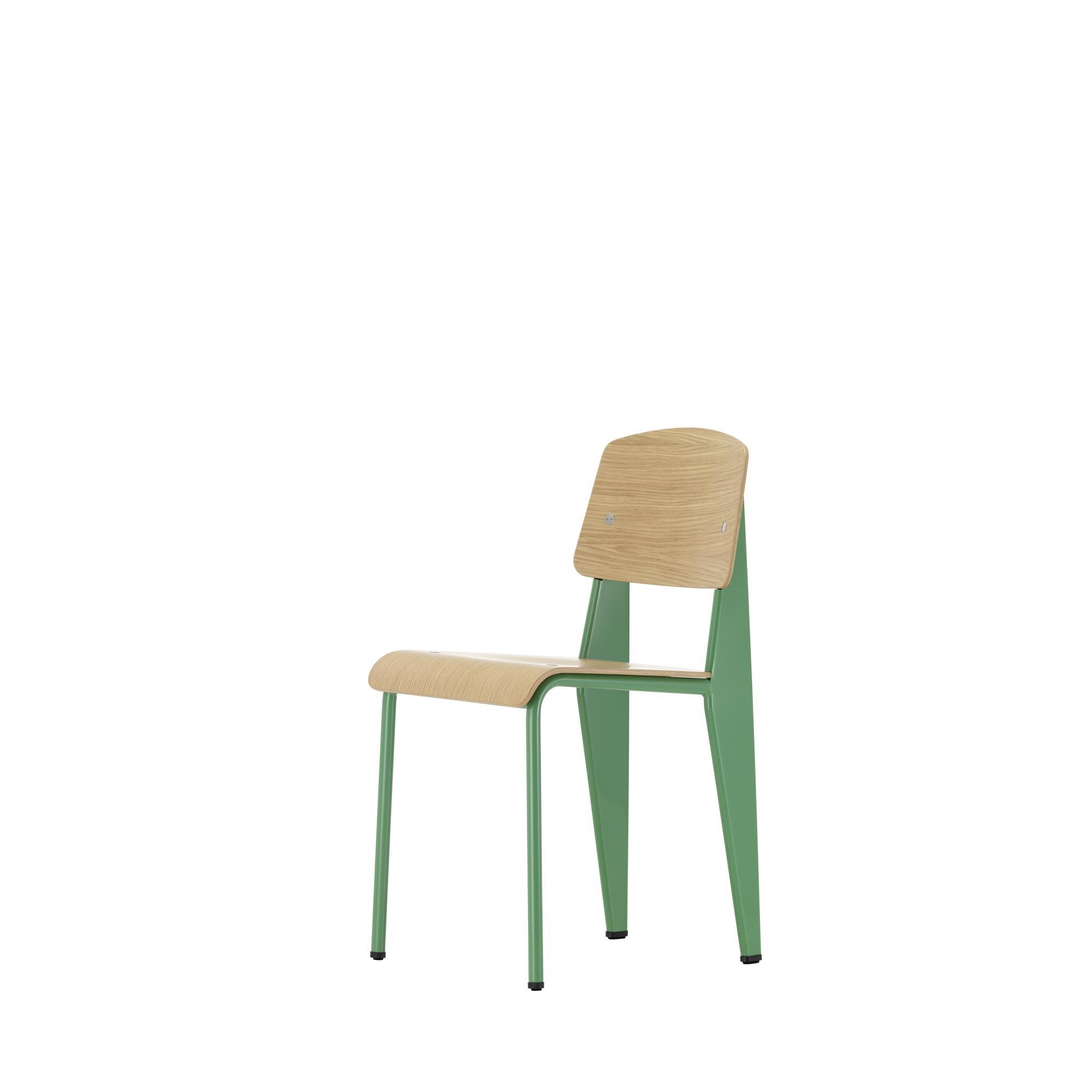 Vitra Standard -ruokailutuoli Prouvé Blé Vert/Oak