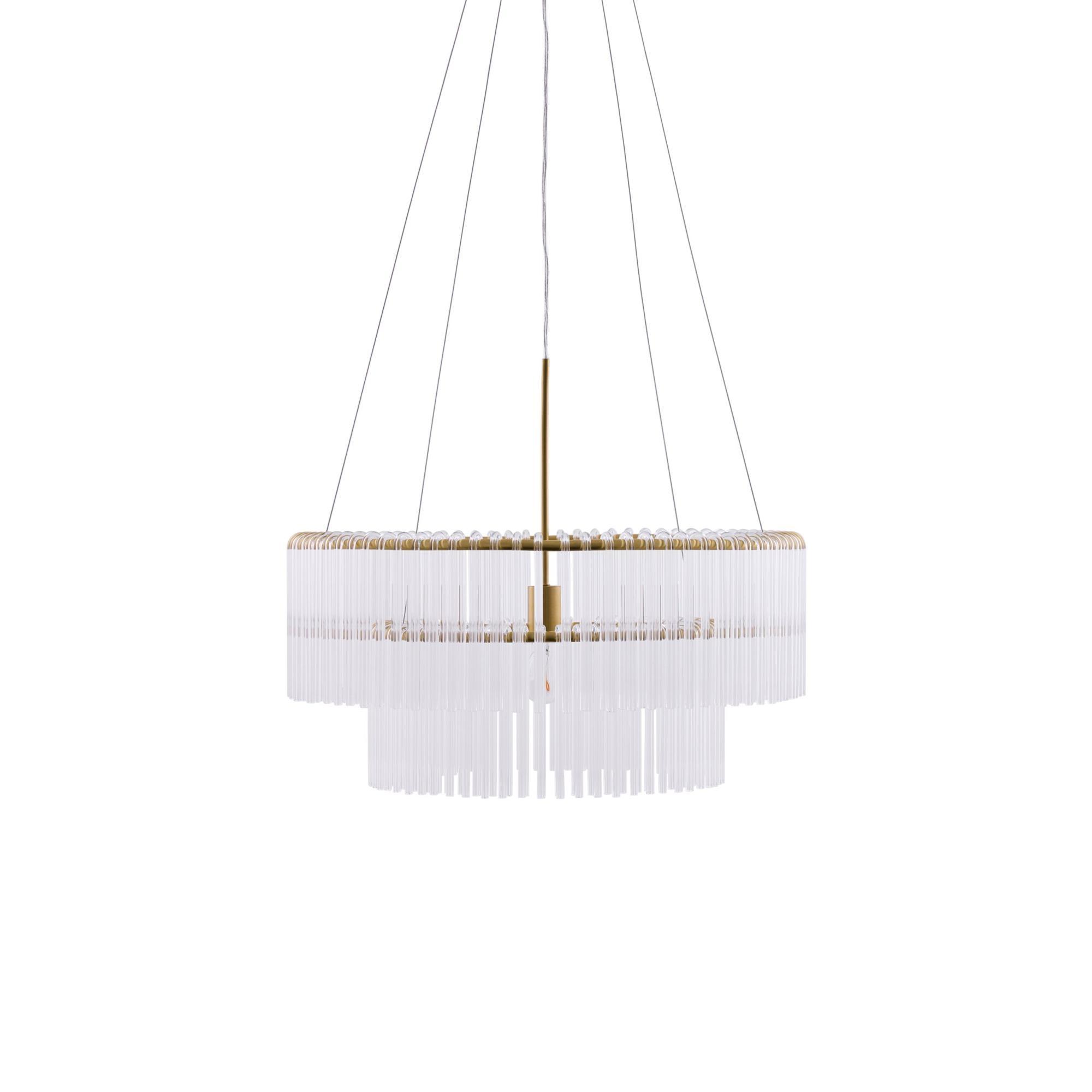 Globen Lighting Hook Pendant 60 Clear/ Brass