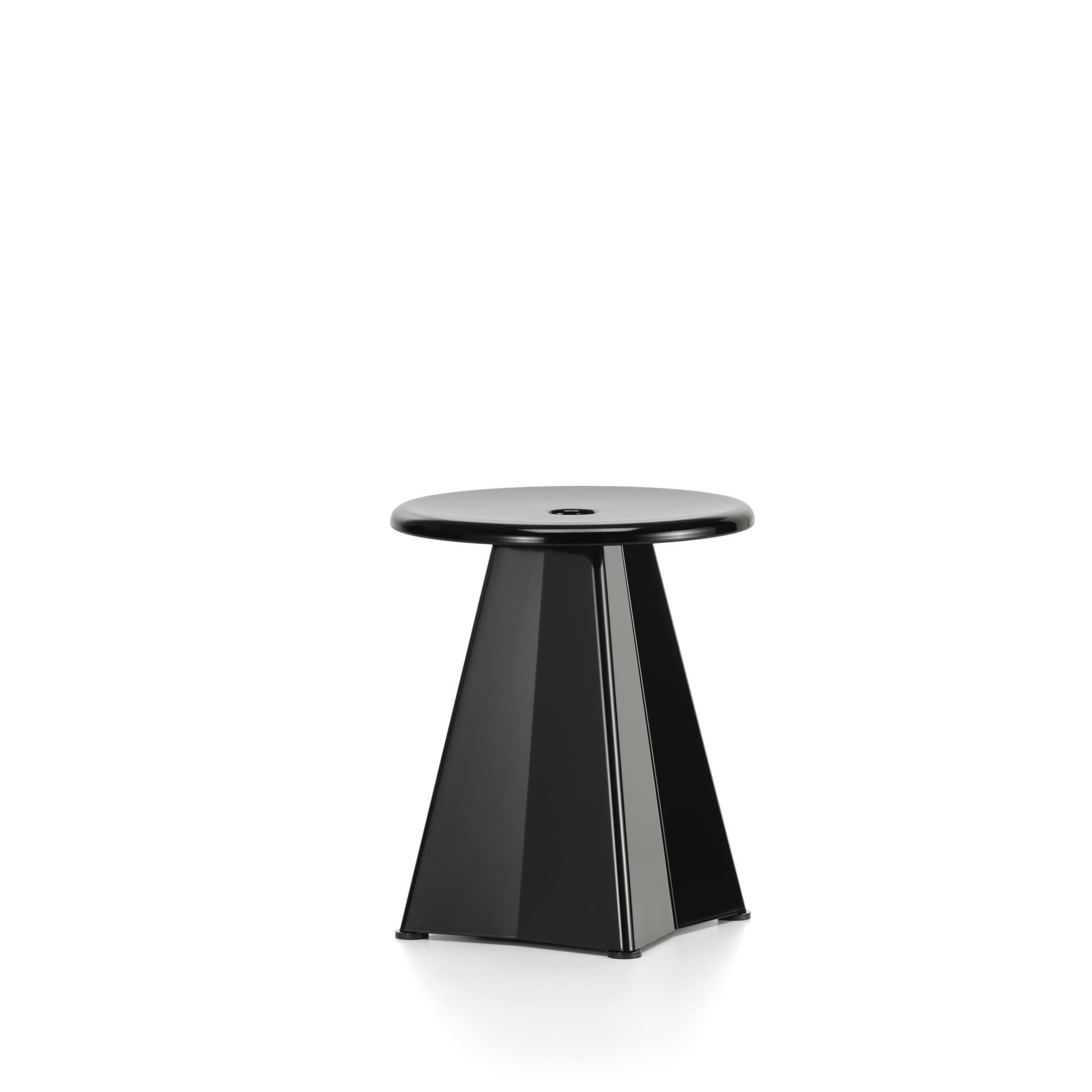 Vitra Tabouret Métallique -jakkara Deep Black