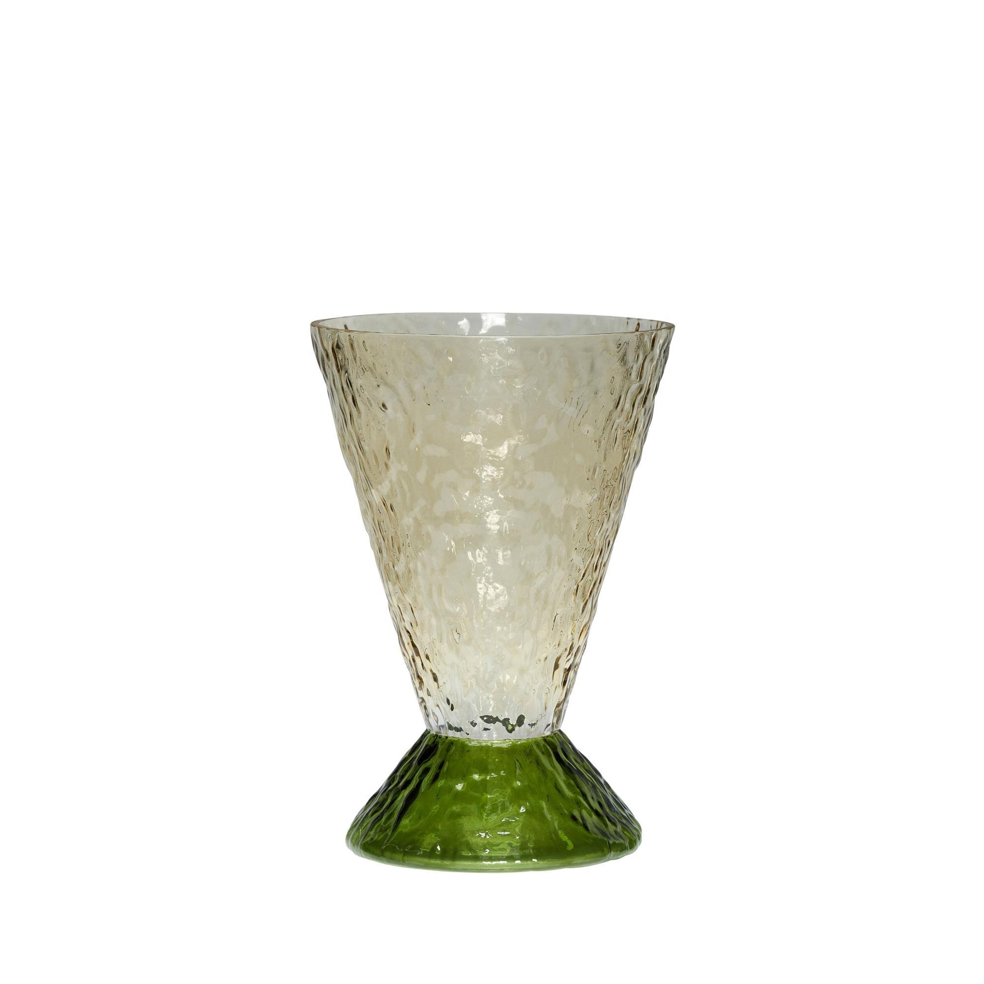 Hübsch Abyss Vase Green