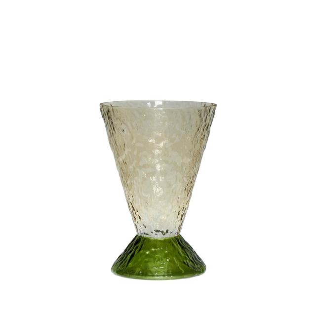Bilde av Hübsch Abyss Vase Dark Green/ Brown
