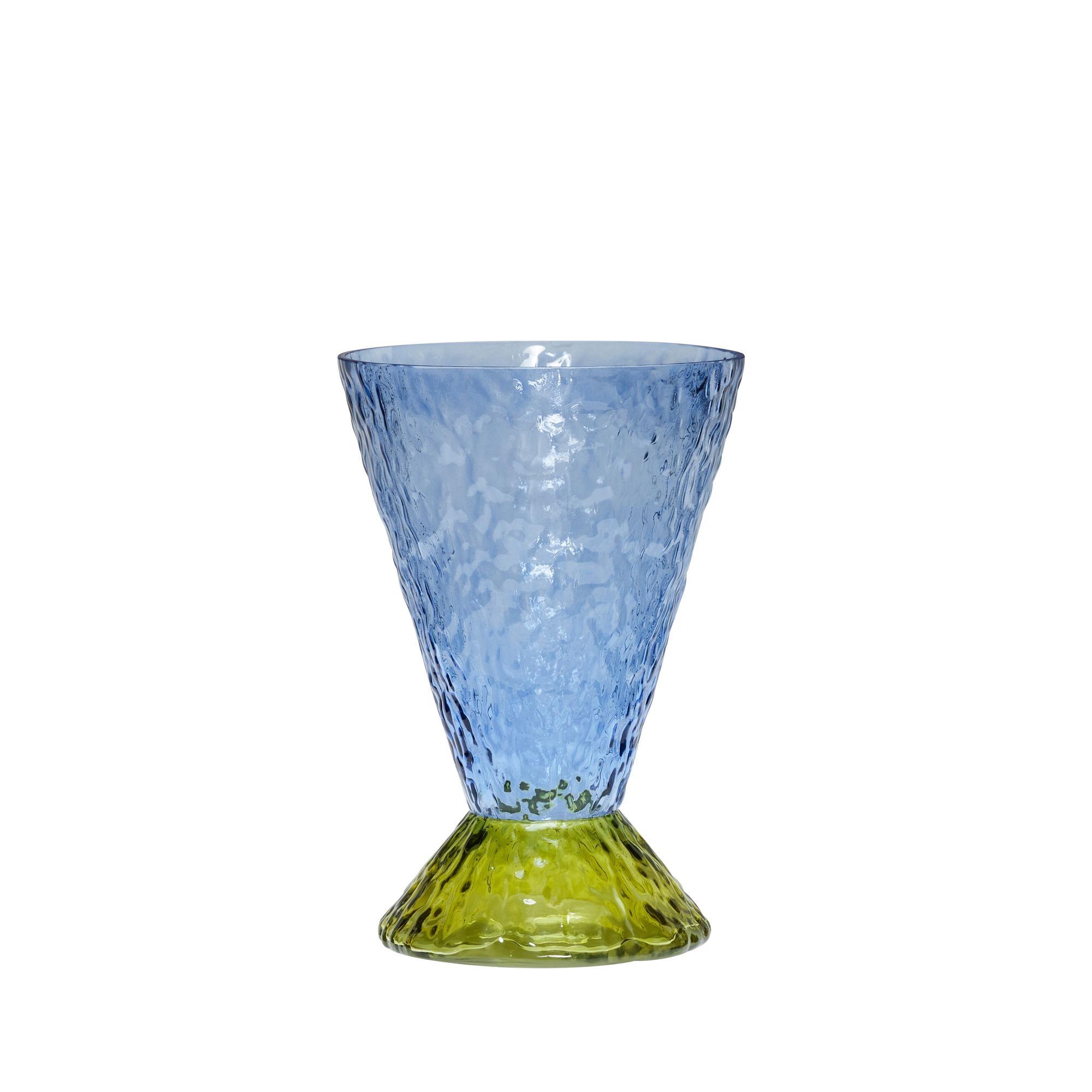 Hübsch Abyss Vase Blue