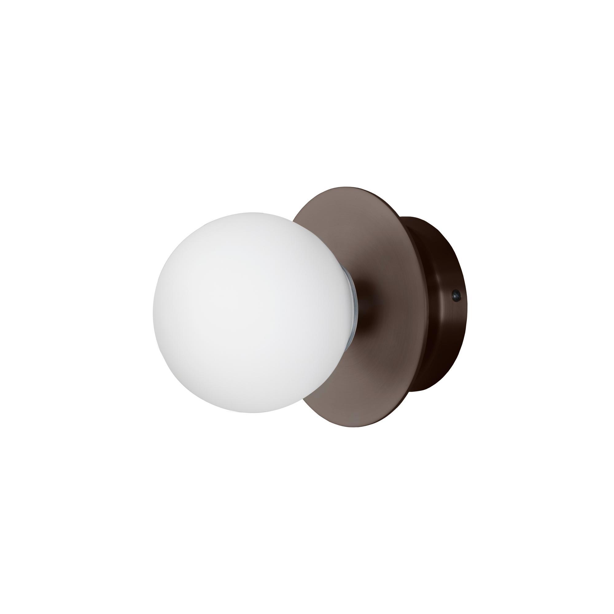 Globen Lighting Lampada da Plafoniera Art Deco Bronzo/ Bianco