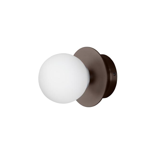 Globen Lighting Art Deco Vägg-/ Taklampa Brons/ Vit