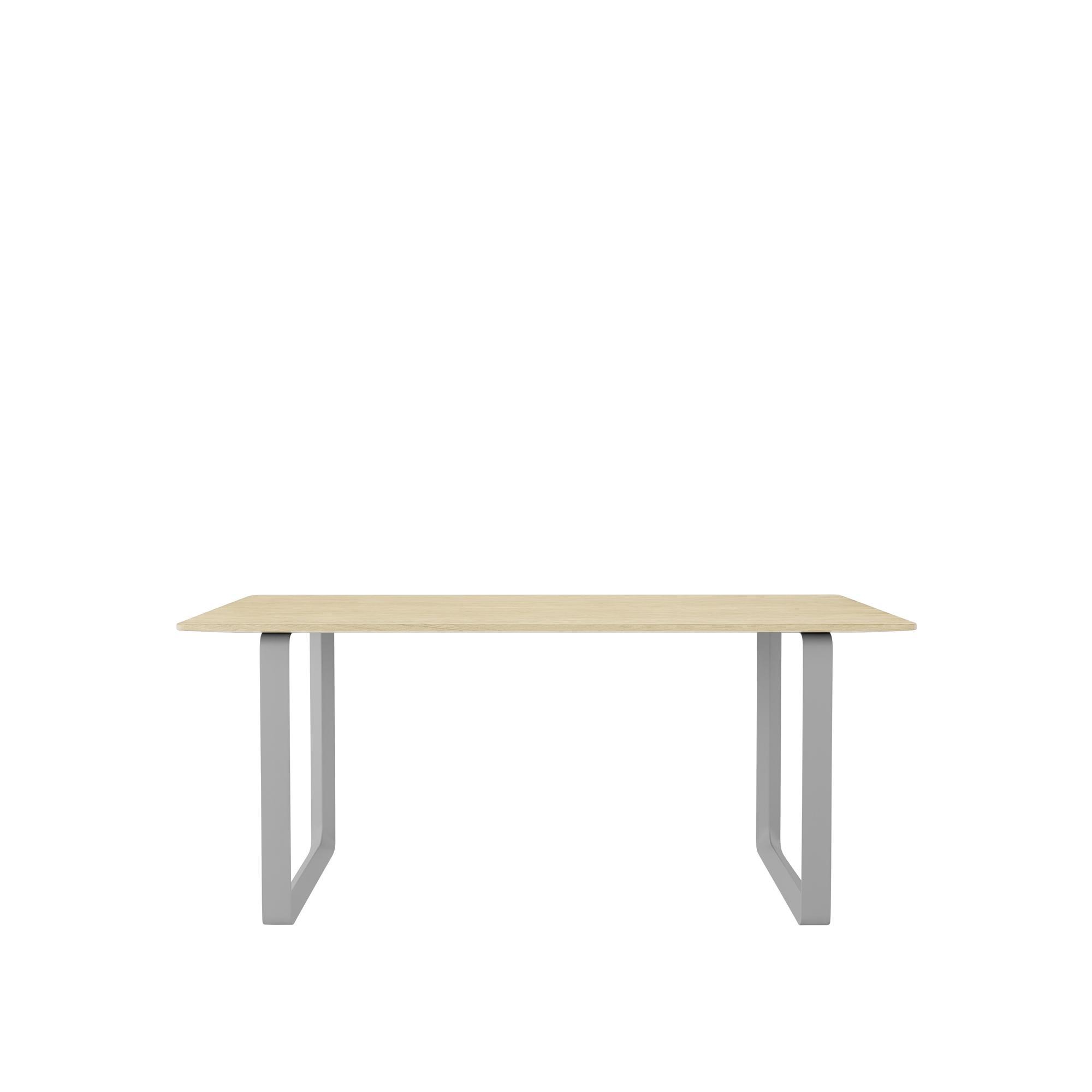 Muuto 70/70 Mesa de Comedor 170x85 Chapa Roble/ Gris