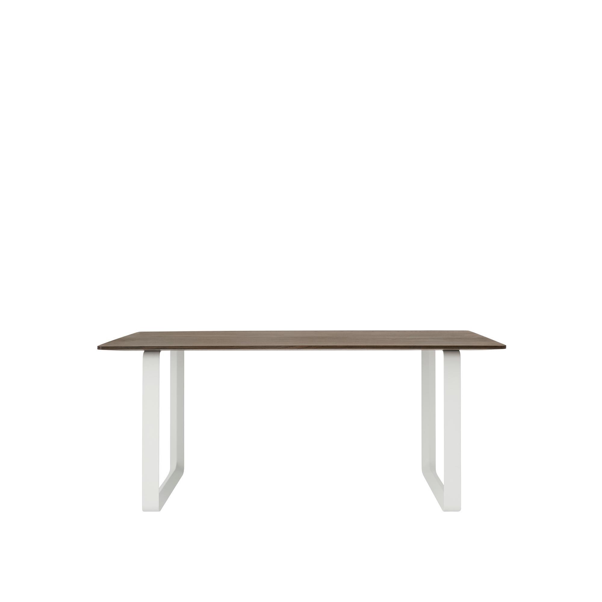 Muuto Mesa de Comedor 70/70 170x85 Roble Ahumado/ Blanco