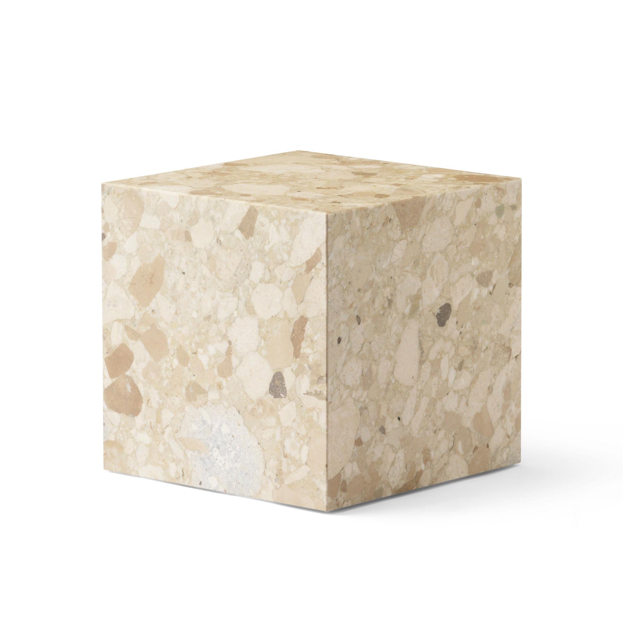 Audo Plinth sohvapöytä Cubic Kunis Breccia Marble