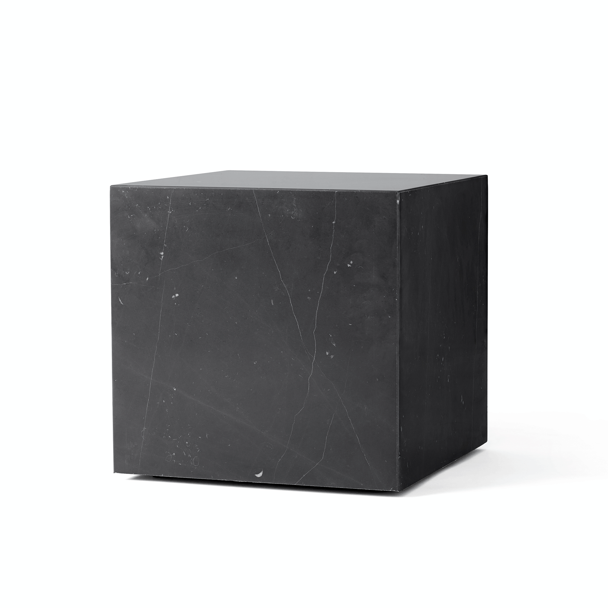 Audo Plinth Coffee Table Cubic Marquina Marble