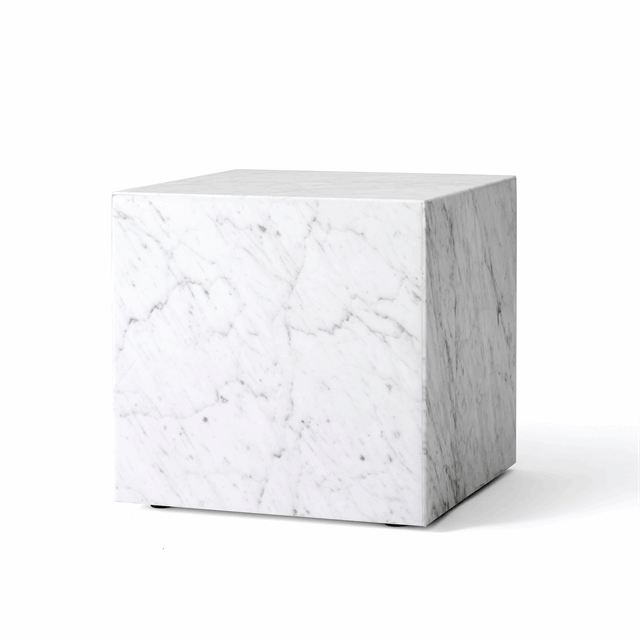 Audo Plinth Sofabord Kubik Carrara Marmor