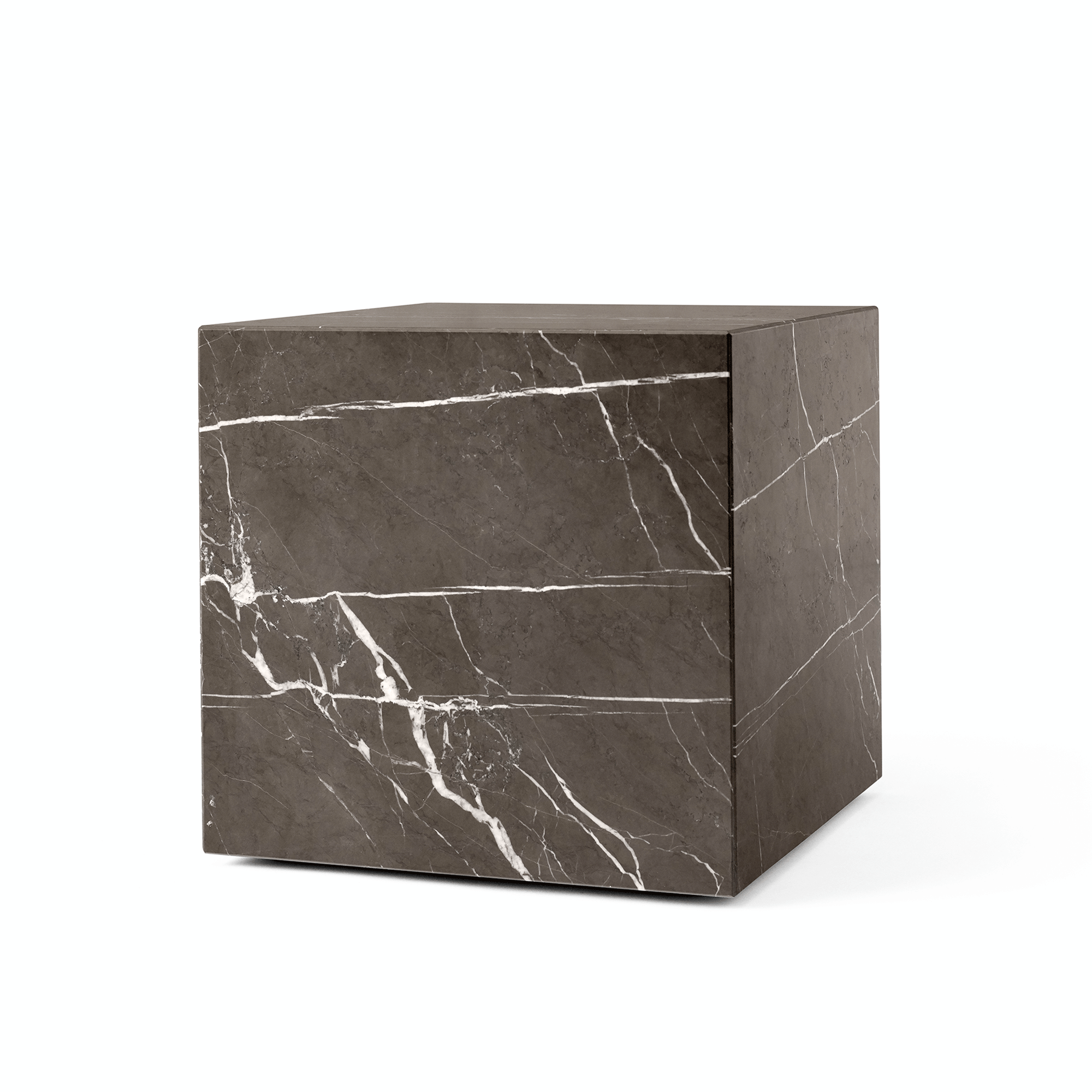 Audo Plint Soffbord Cubic Grå Kendzo Marble