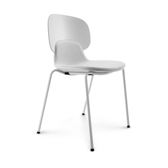 5: Eva Solo Combo Spisebordsstol med Sædepolstring Hvid/grå