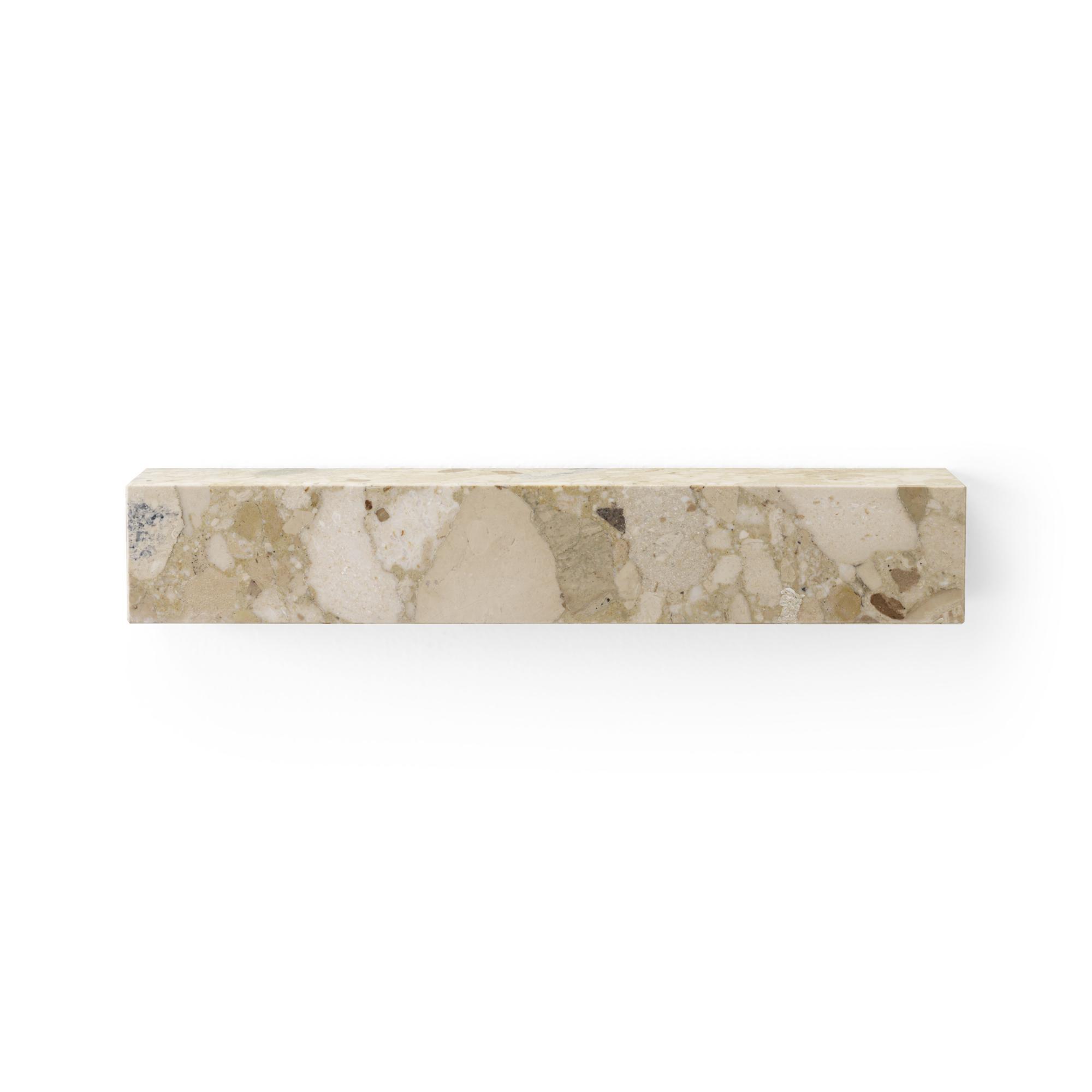 Audo Plinth Shelf Kunis Breccia Marble