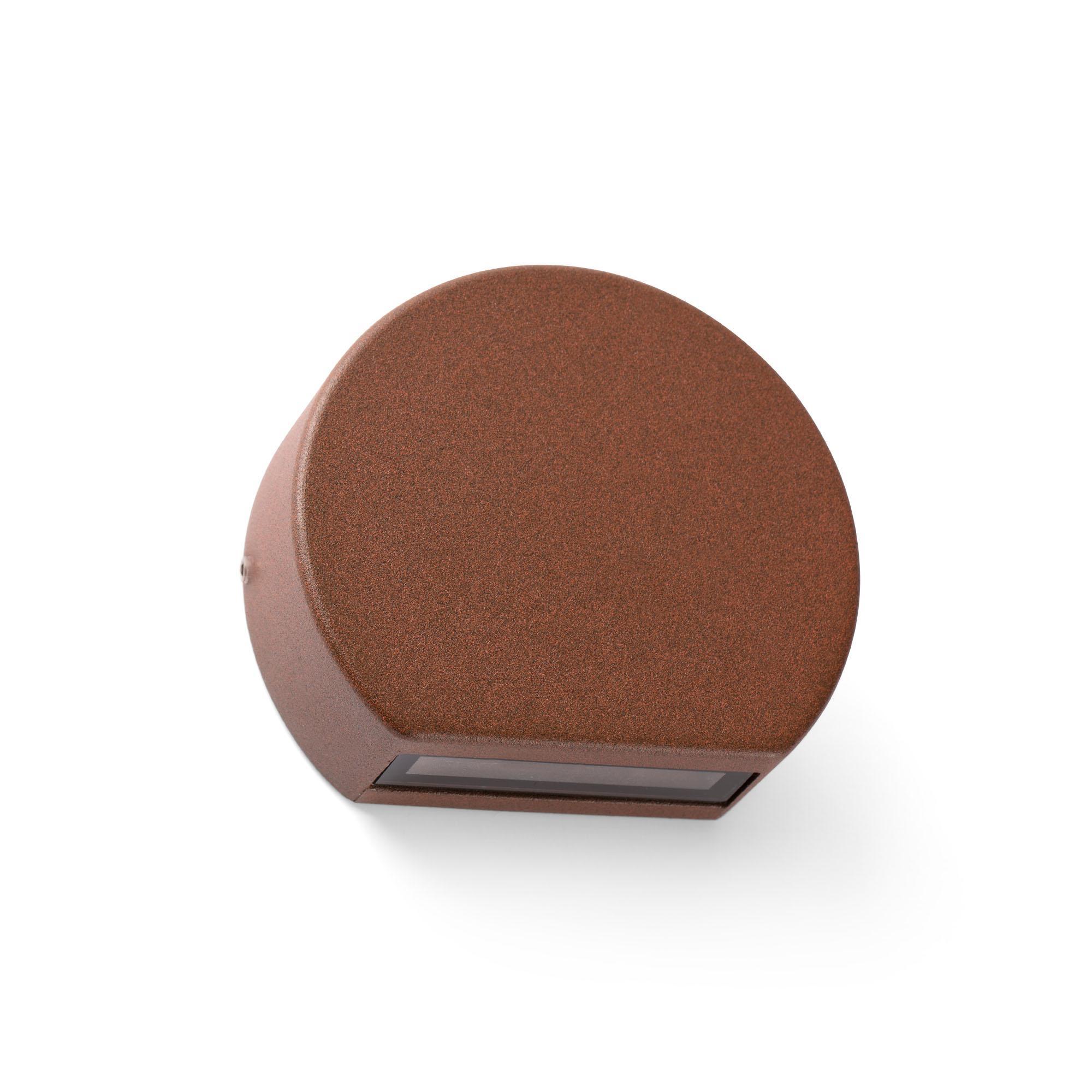 Faro PILL Outdoor Wall Lamp Rust Brown