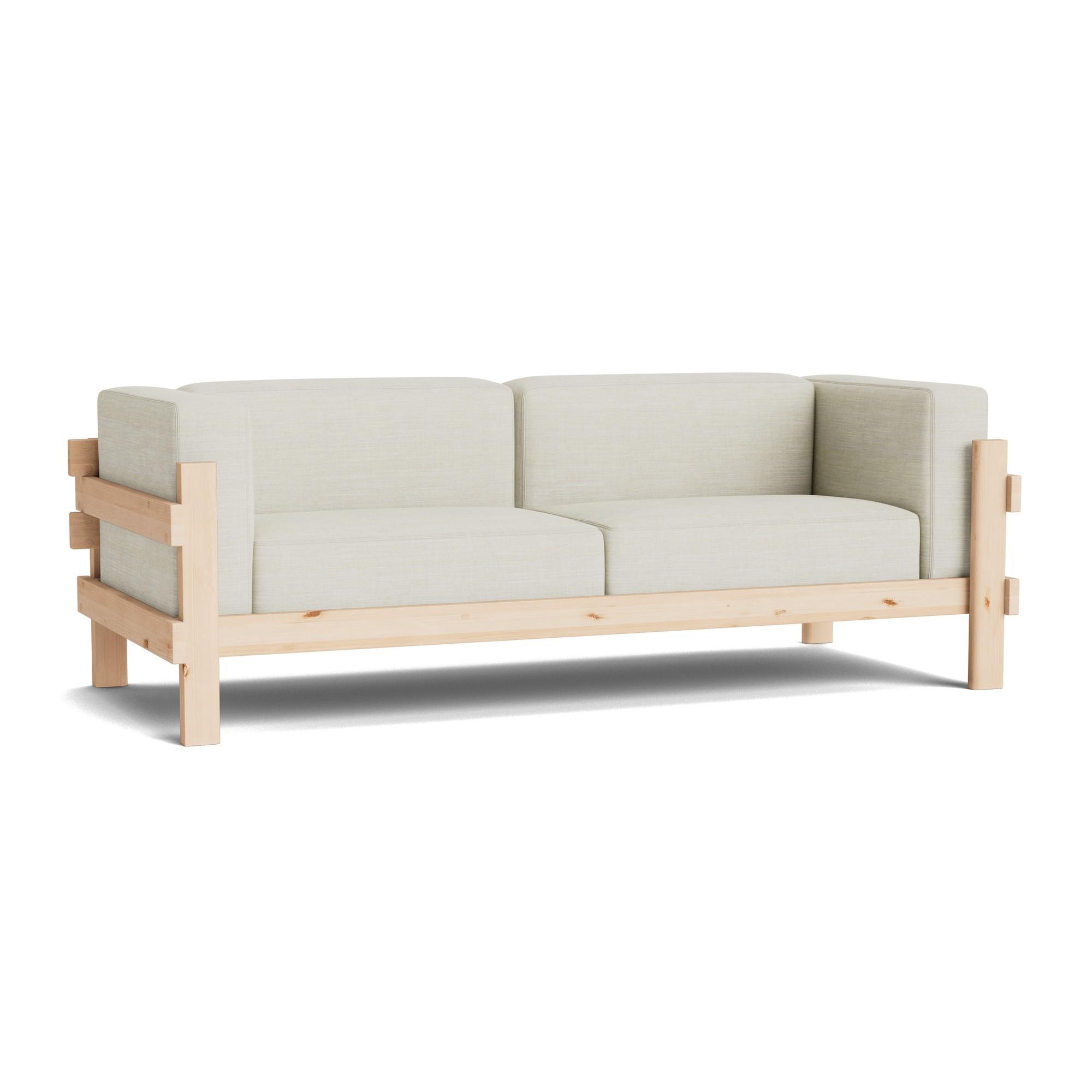 Normann Copenhagen Kube 3-Seater Sofa Fyrretræ/Remix 223