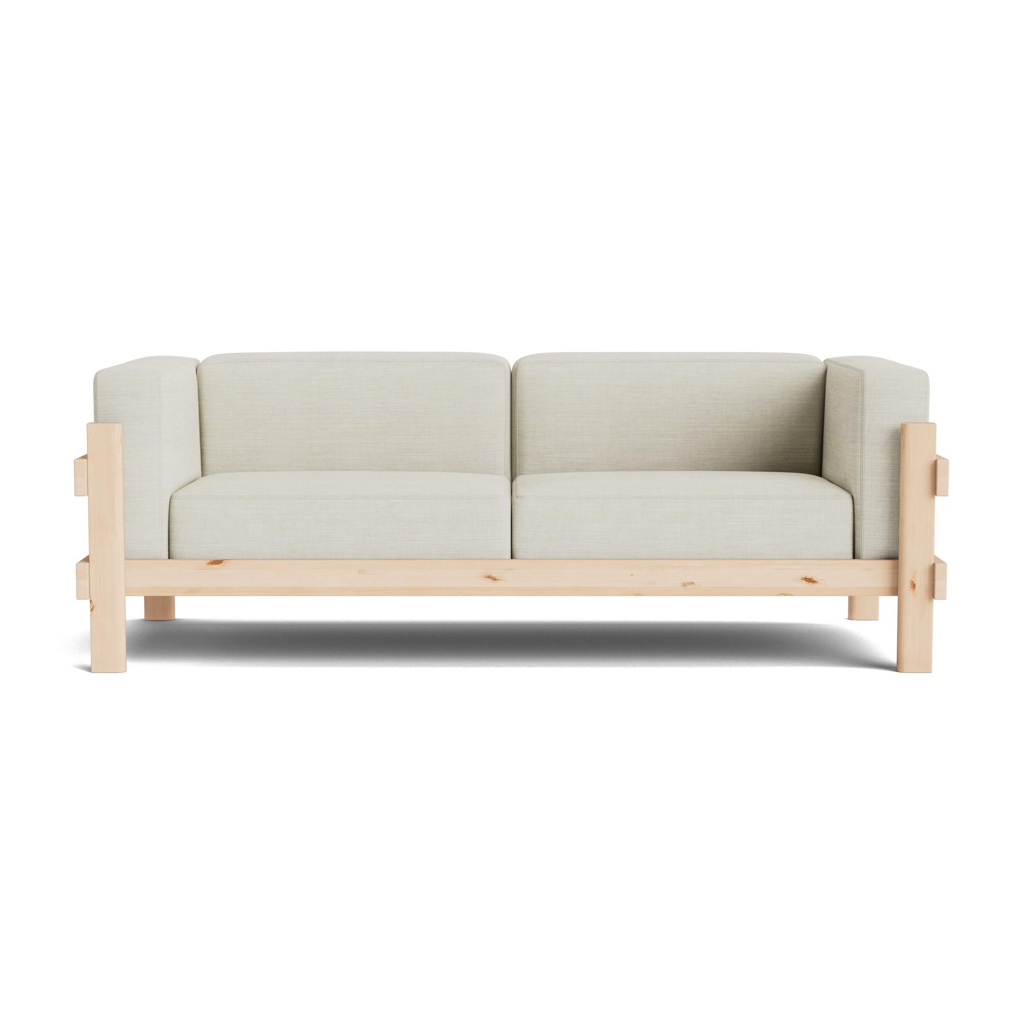 Normann Copenhagen Kube 3-Seater Sofa Fyrretræ/Remix 223