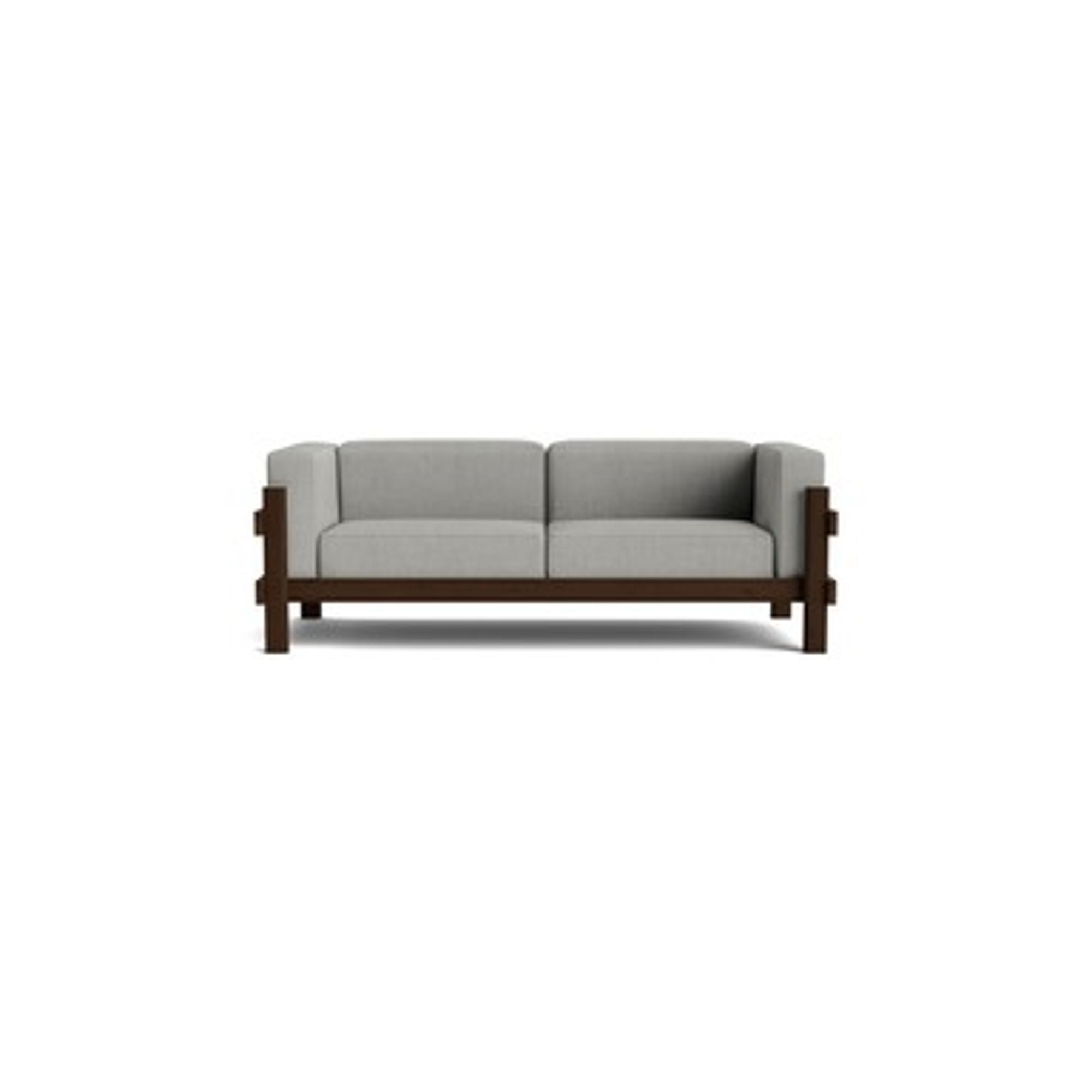 Normann Copenhagen Kube 3-osobowa sofa ciemnobrązowa/Remix 133