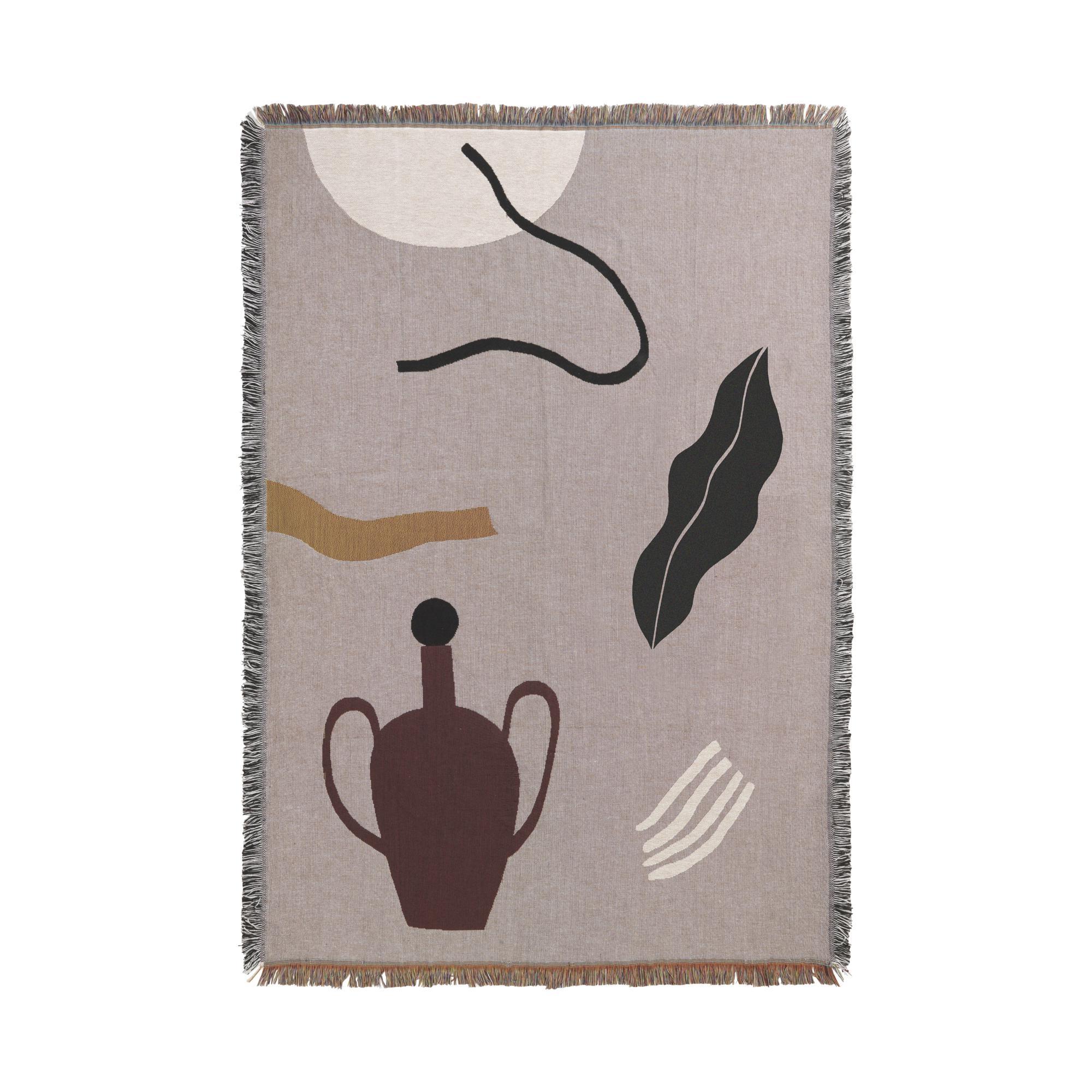 Ferm Living Mirage Plaid Grau