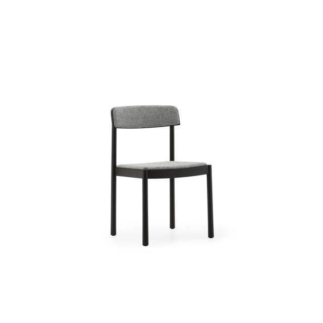 Normann Copenhagen Timb Spisestuestol Trukket Sort/Hallingdal 166