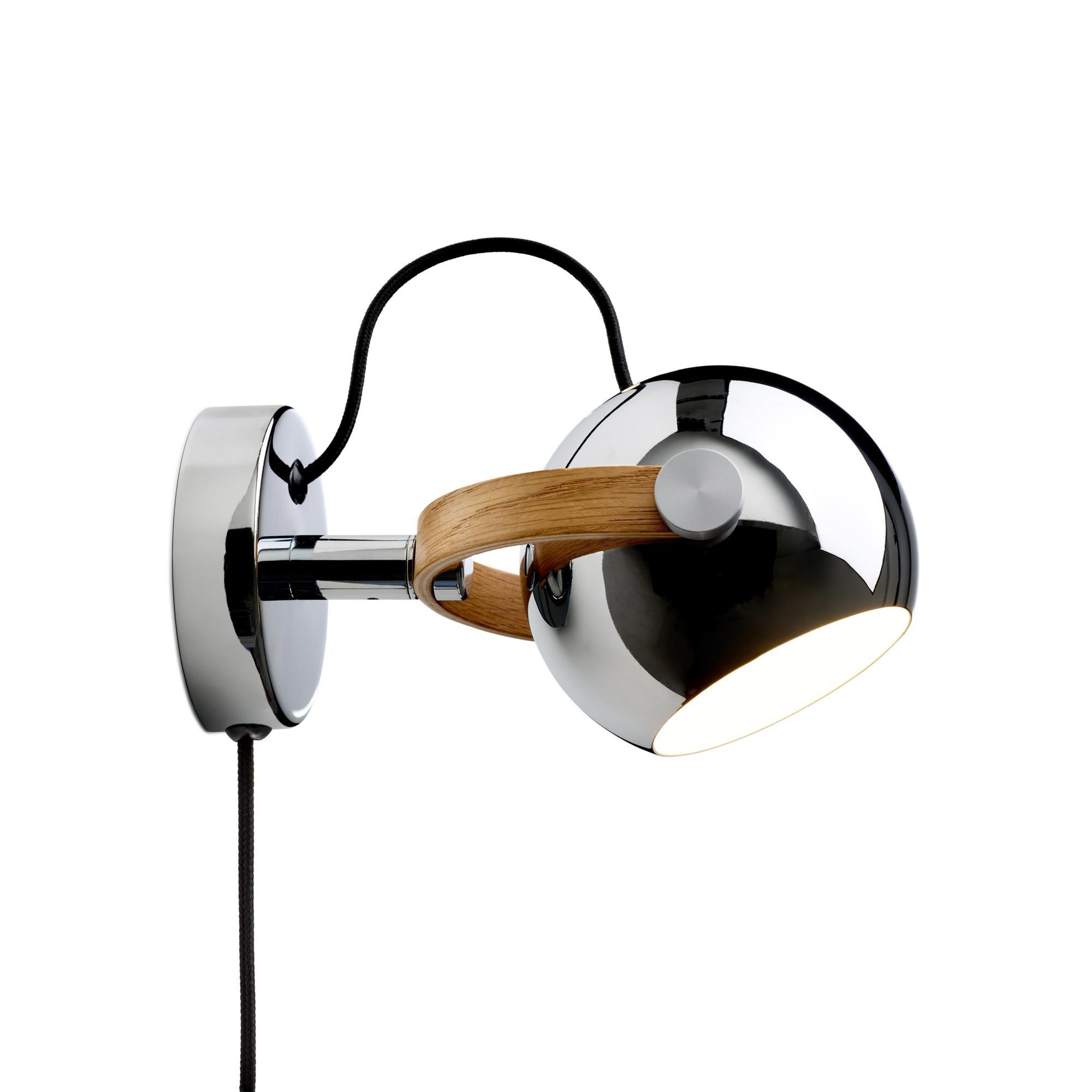 Halo Design DC -seinävalaisin Ø12 kromi