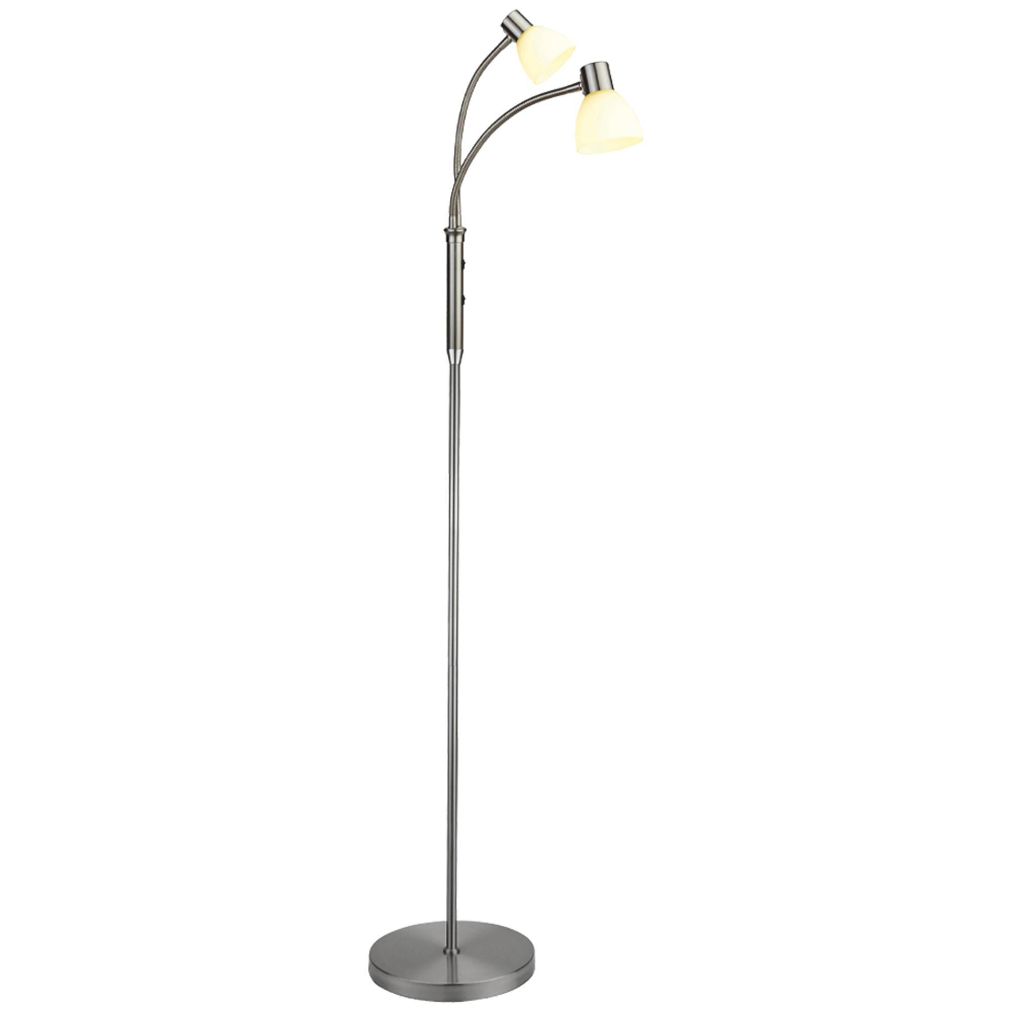 Halo Design Hudson Floor Lamp 2 Arms Opal