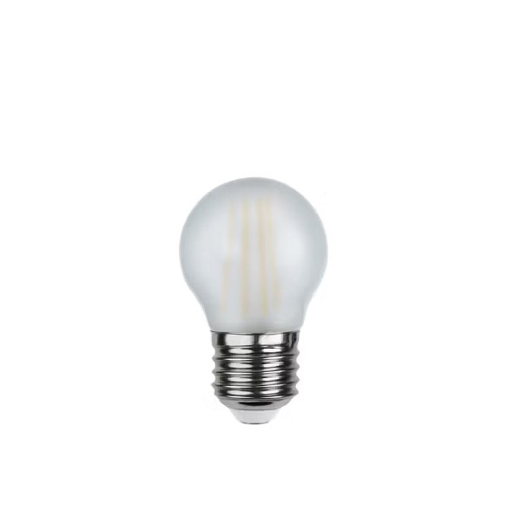 Globen Lighting E27 LED Filament Globe Pære 4W Frostet