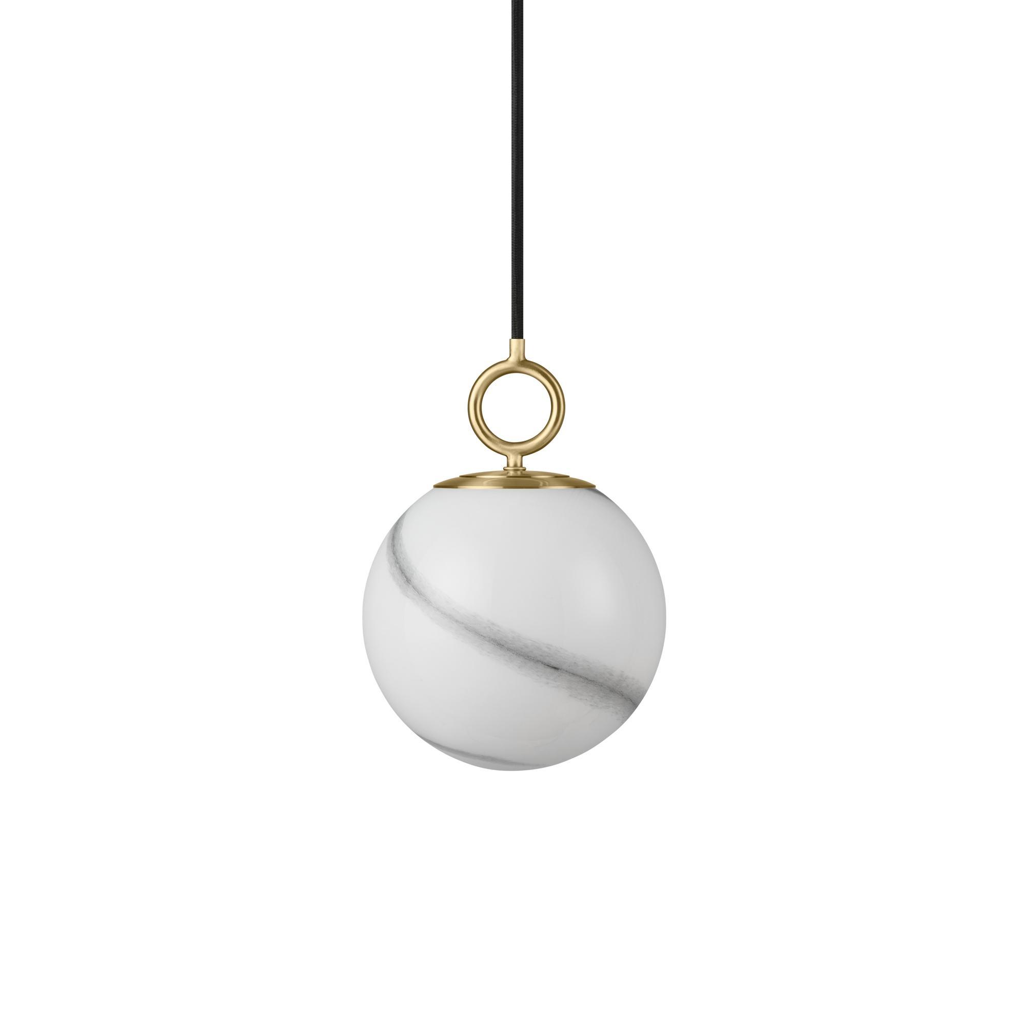 Lampadario Halo Design Stockholm Ø18 Marmo Grigio