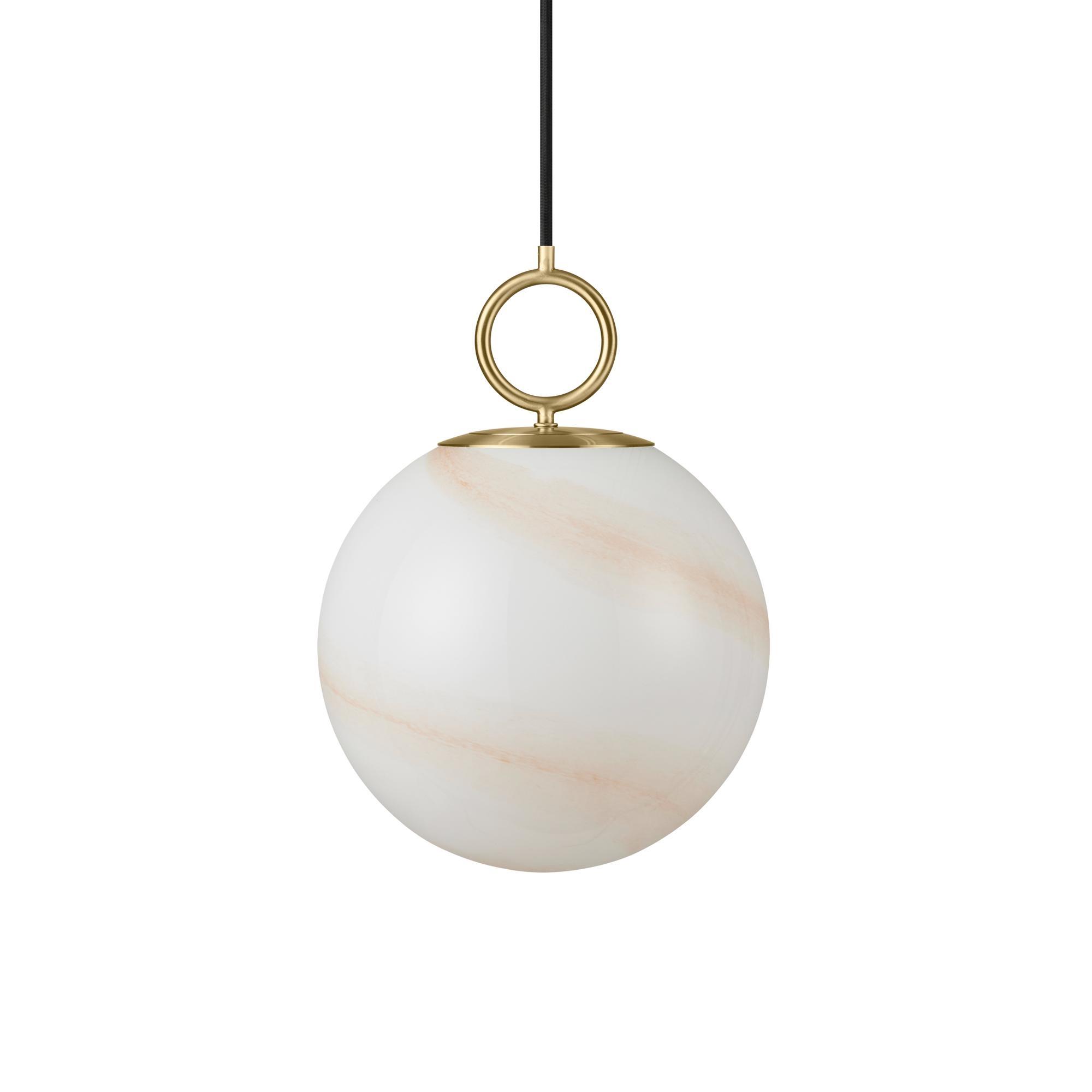 Halo Design Stockholm Suspension Ø25 Marbre Marron