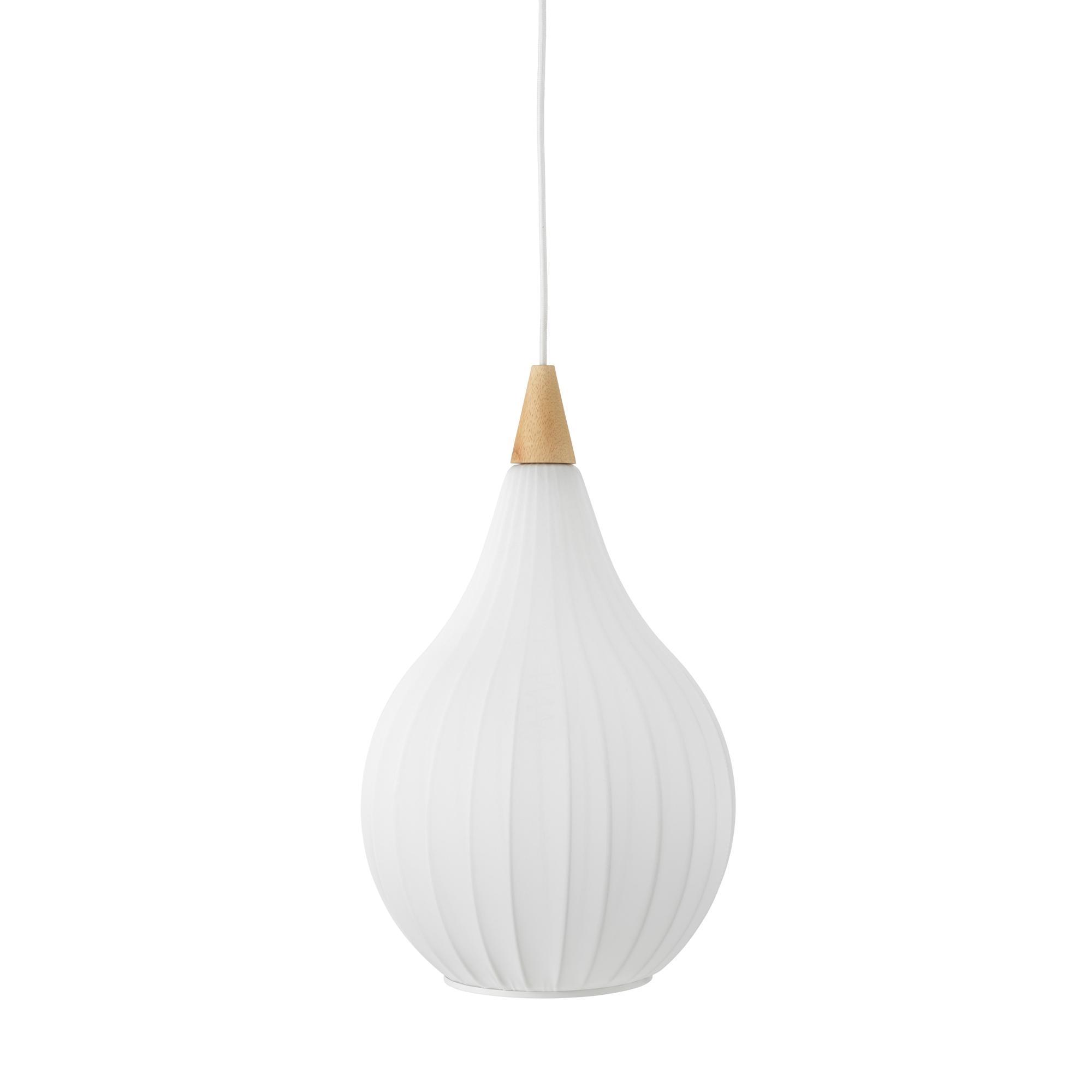 Halo Design Drops Textile Pendant Ø30 White