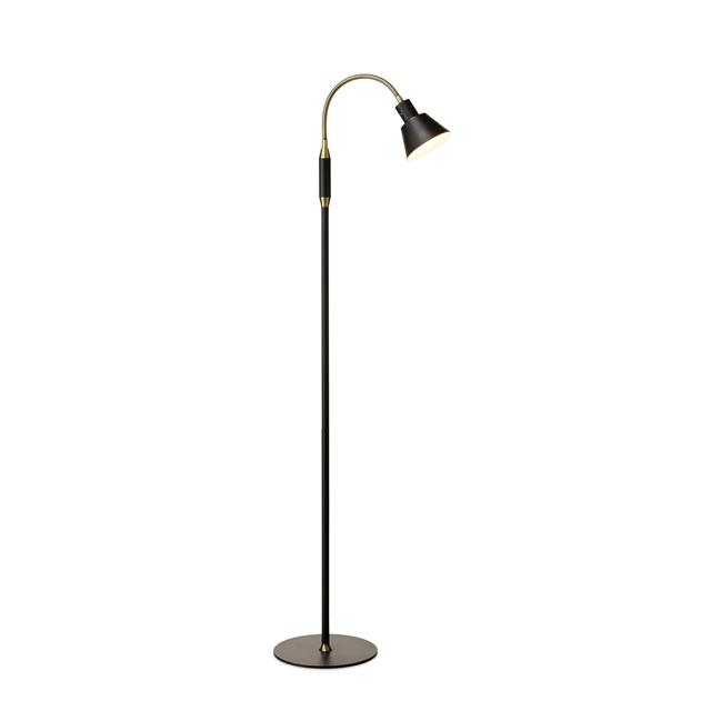 Halo Design Space Gulvlampe 1-arms LED Svart Antikk