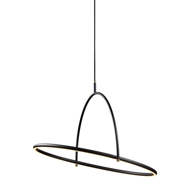 Halo Design Tilt-lysekrone É60 Sort