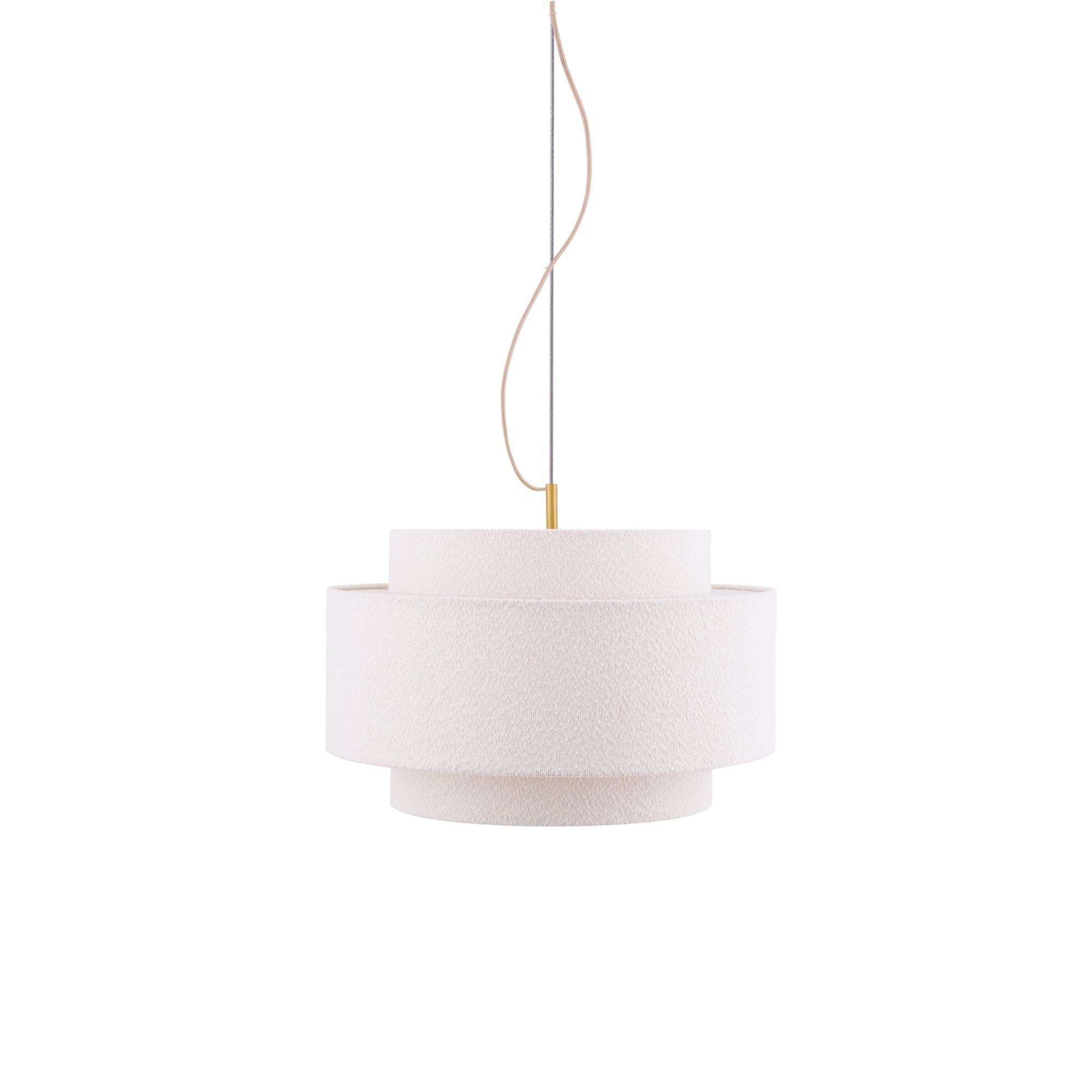 Globen Lighting Noah Pendant 50 Bouclé White