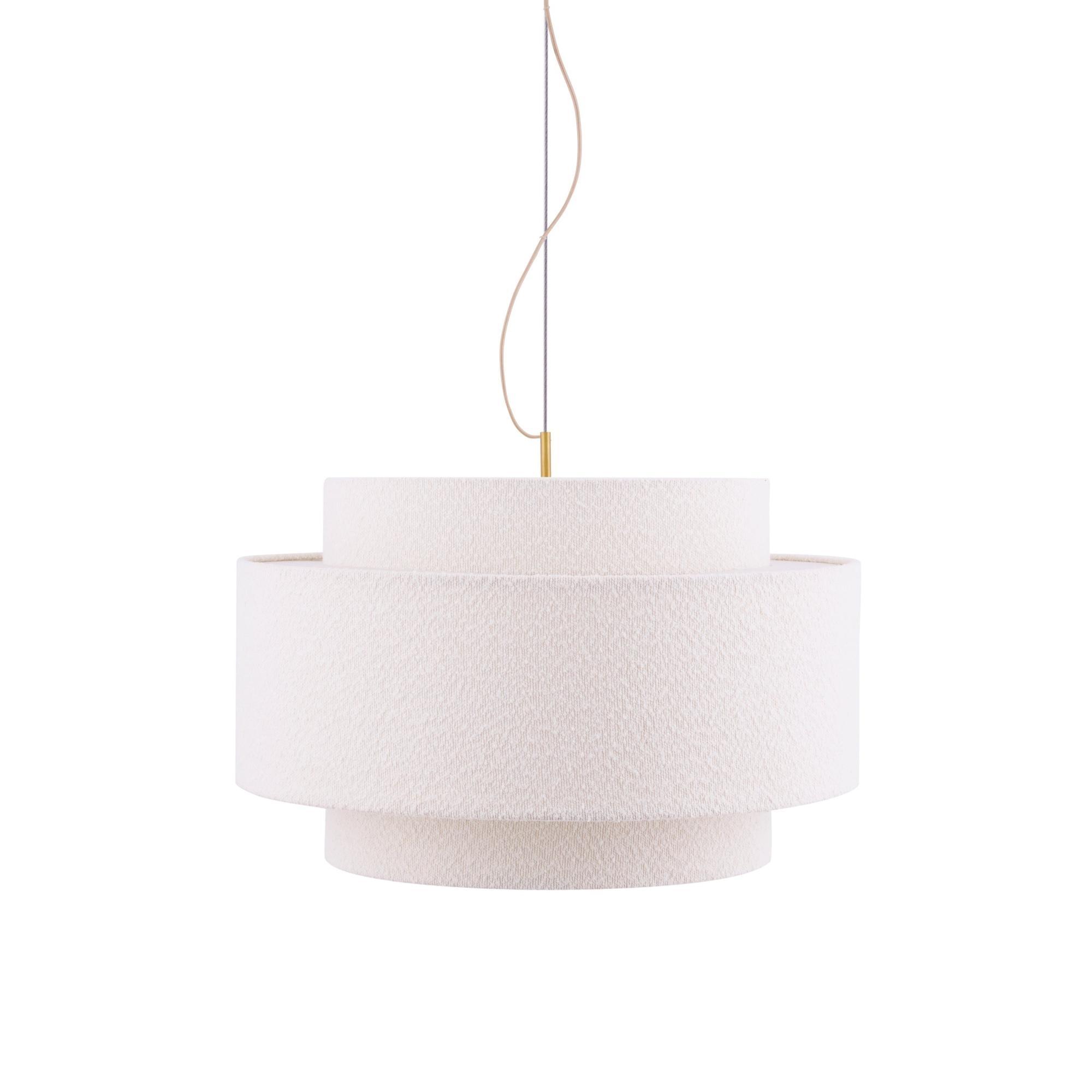 Globen Lighting Noah Pendant 70 Bouclé White