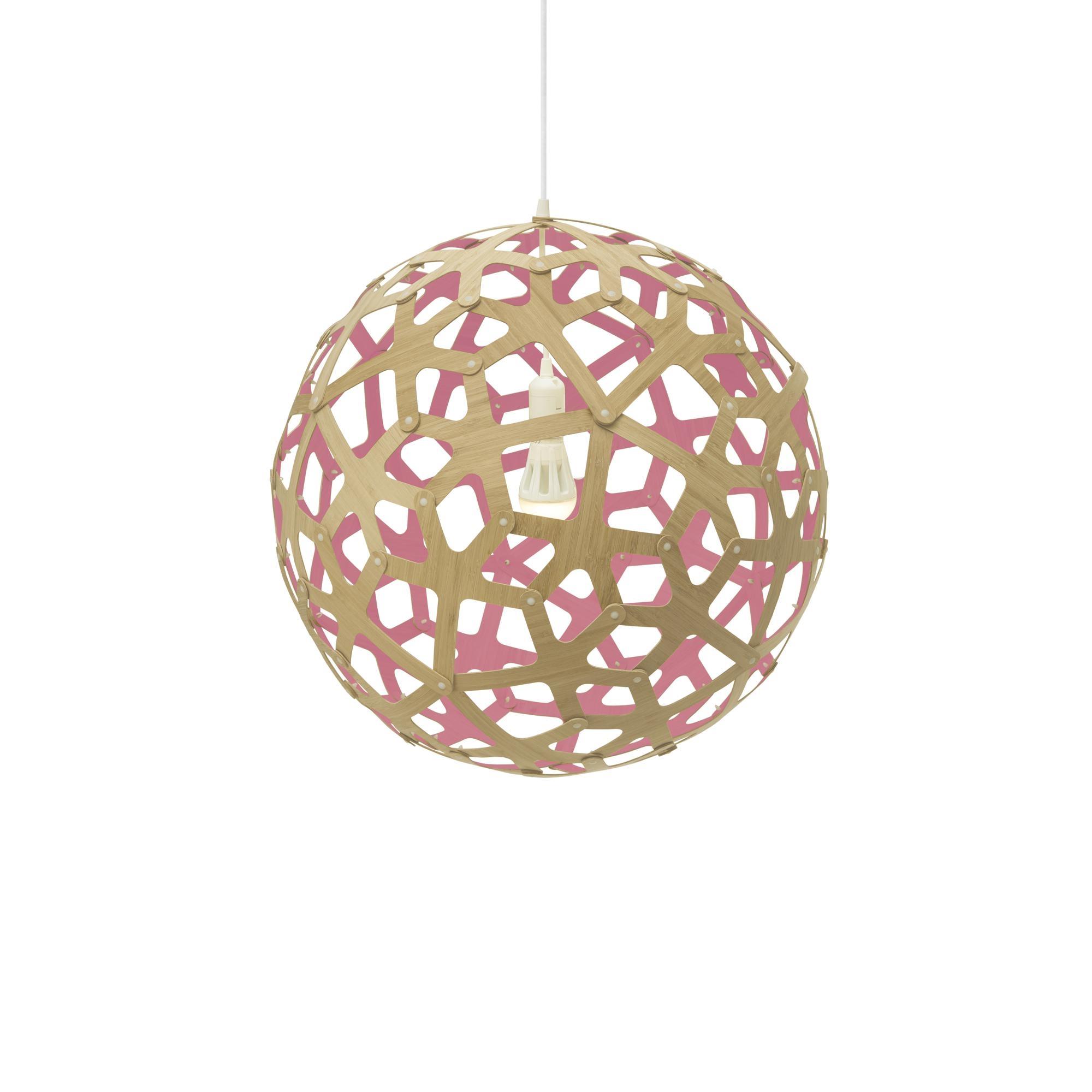 Lampadario Corallo David Trubridge Ø80 Rosa