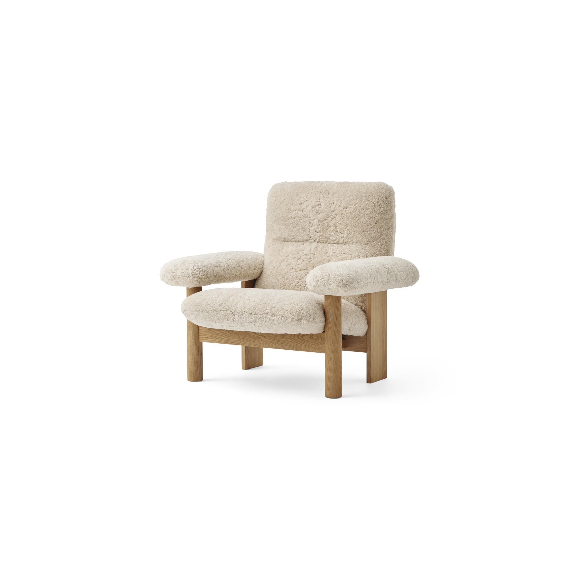 Audo Brasilia Armchair Natural Oak/Sheepskin Curly